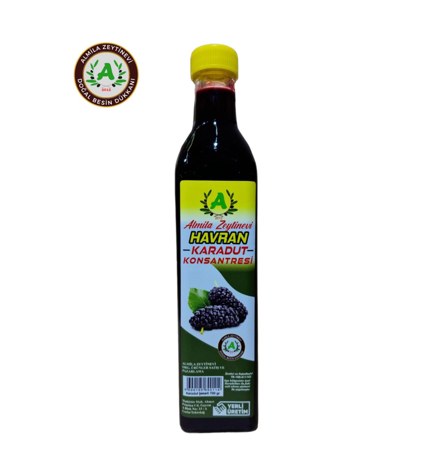 ALM LA ZEYT NEV Black Mulberry Extract from the Aegean Region with Sugar Addition (THICK CONSISTENCY)