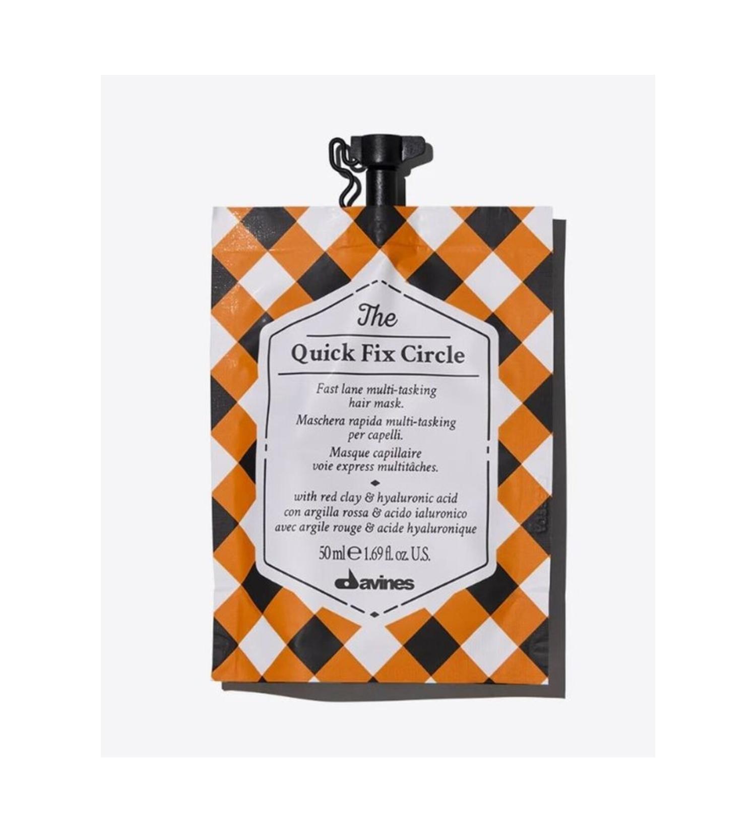 Davines Alfaluna Davines The Quick Fix Circle 3 Min Instant Revitalizing Mask 77006 8004608258216