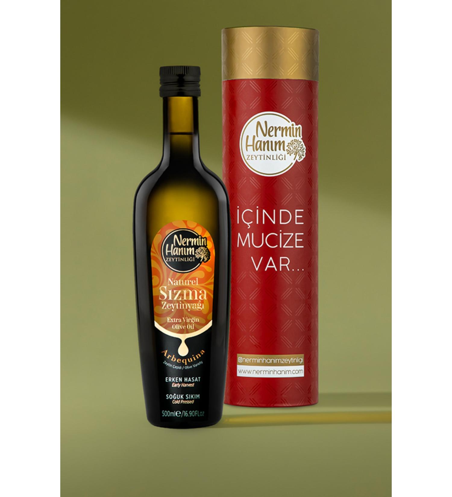 Nermin Han m Olive Grove 500 ml Arbequina Early Harvest Olive Oil - Boxed