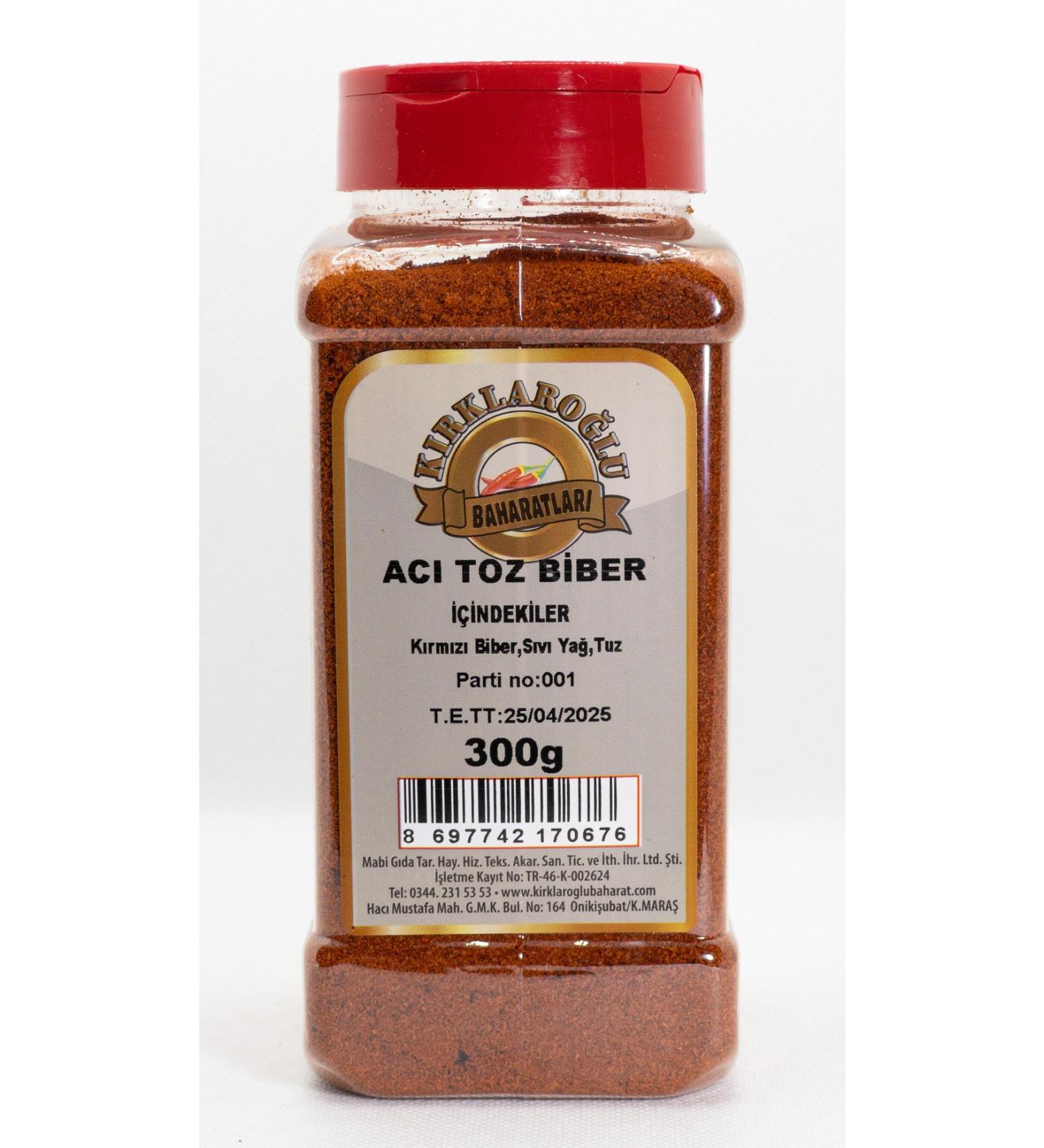 K rklaro lu Spices Hot Pepper Powder 300 gr