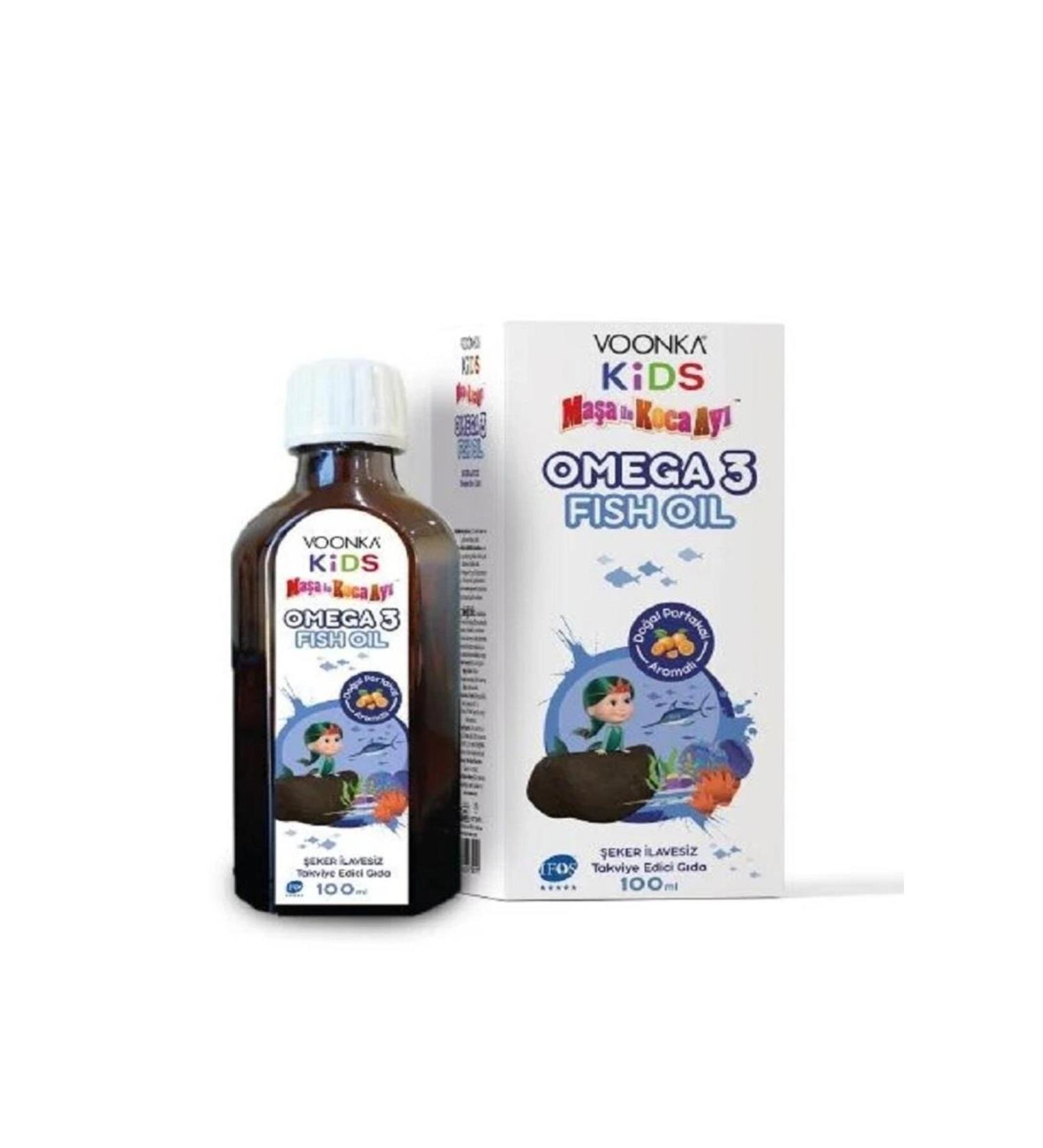 Voonka Kids Omega 3 Fish Oil Masha and the Bear 100 ml