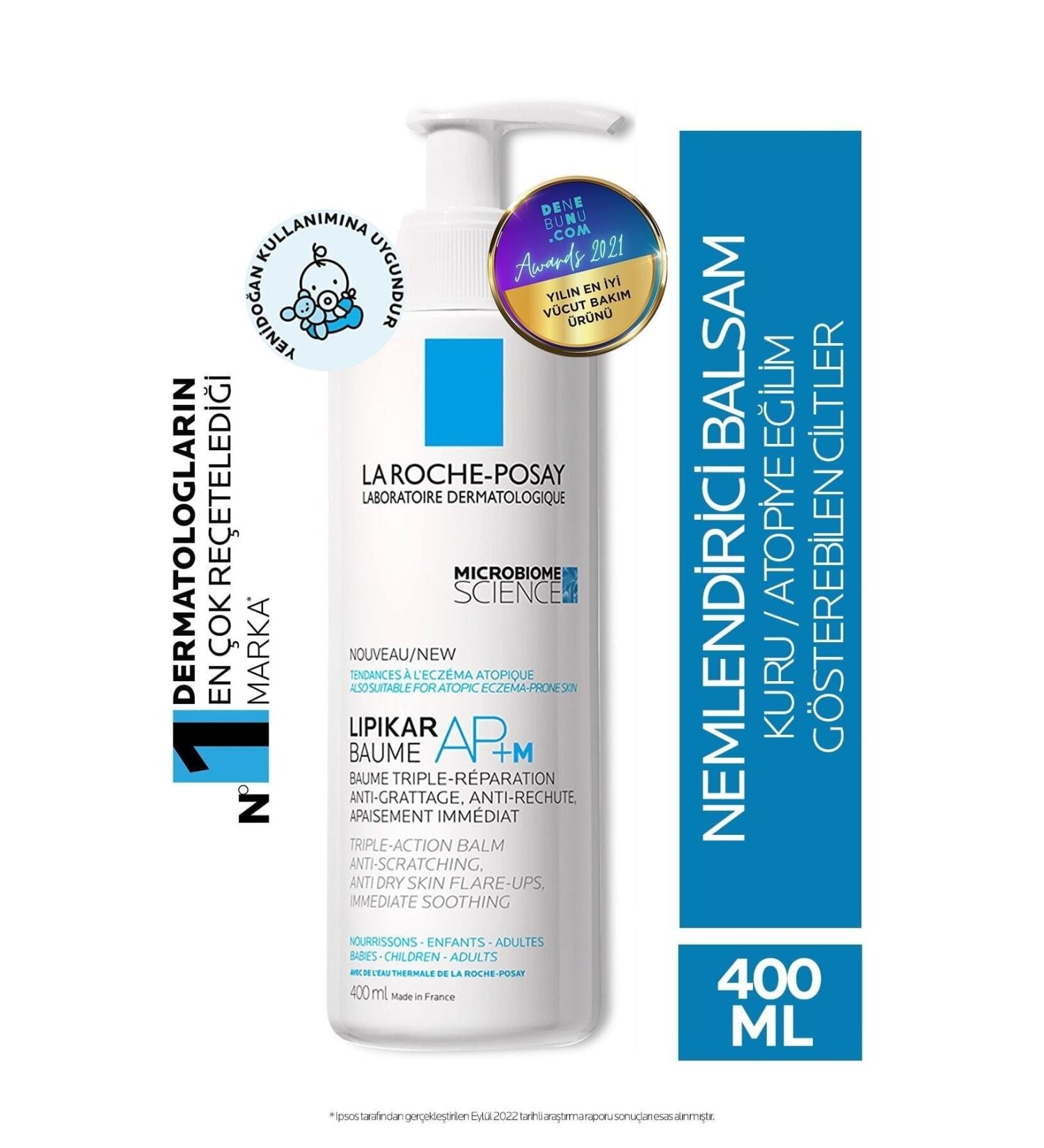 La Roche Posay Ap+m Lipikar Baume Balsam Lotion for Skin Prone to Atopy 400ML  - Buy Online on GoSupps.com