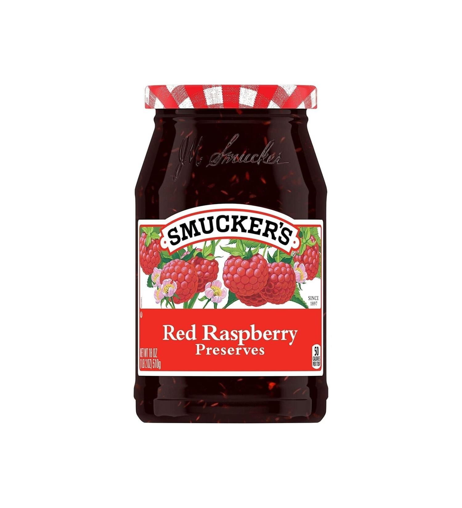 smuckers Smucker's Red Raspberry Preserves 510 Gr.