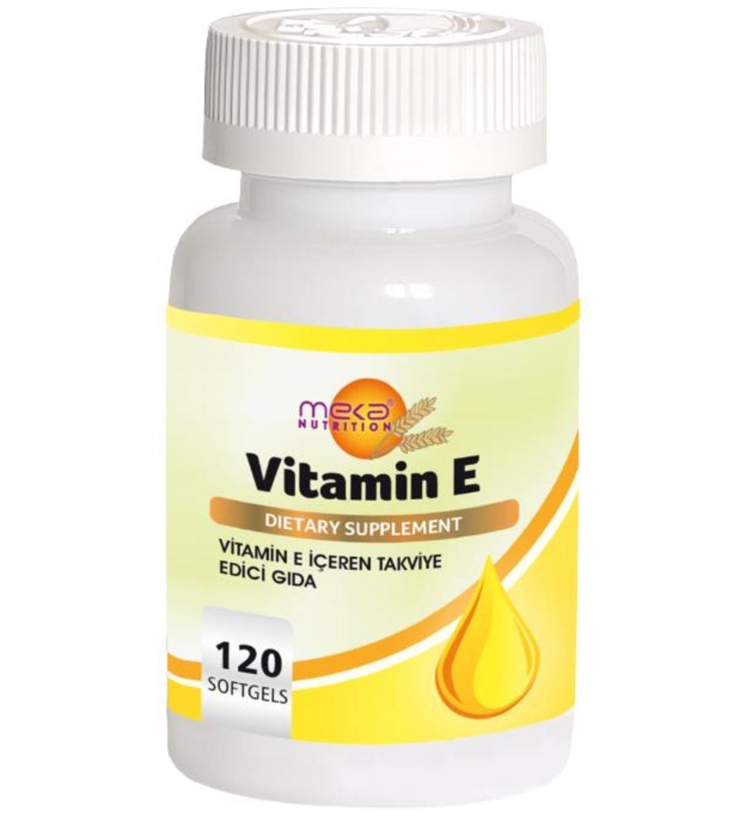 Meka Nutrition Vitamin E 267 Mg 120 Softgel Vitamin E 400 IU