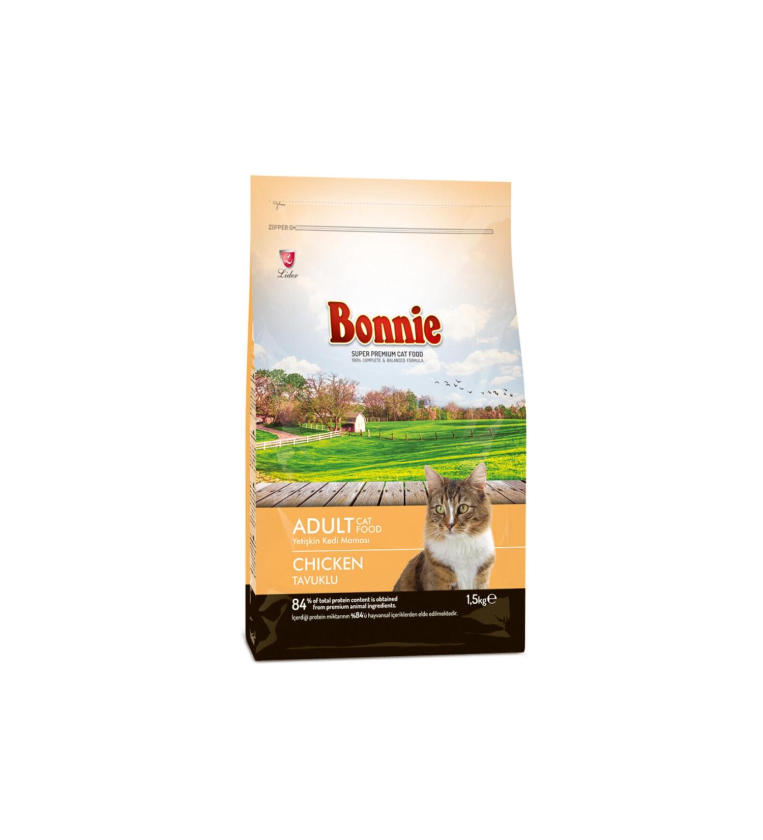 Bonnie Dry Cat Food 1500 G