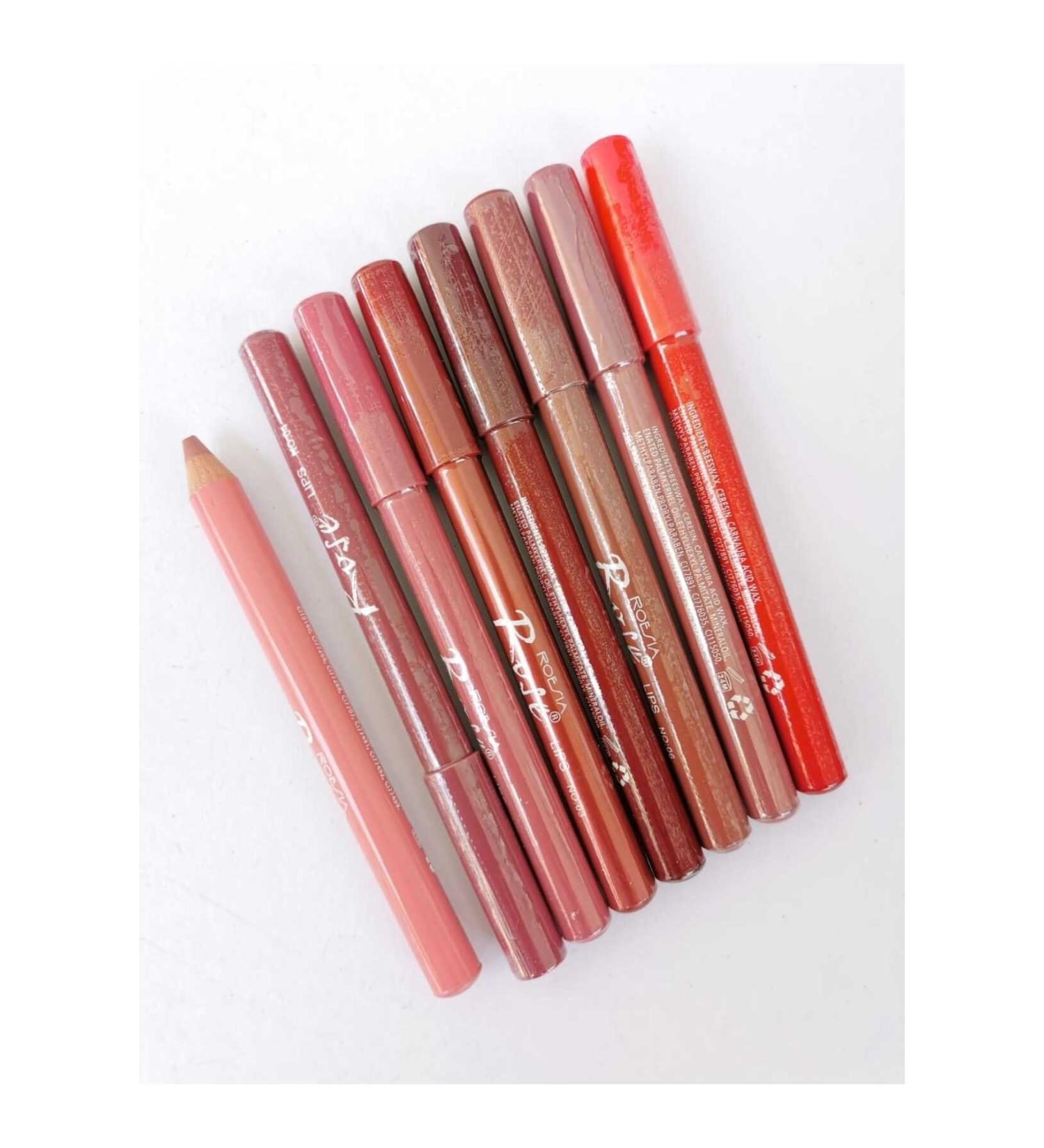 Roesia Rose Cosmetics Rose 8 Thick Lip Pencil Series New
