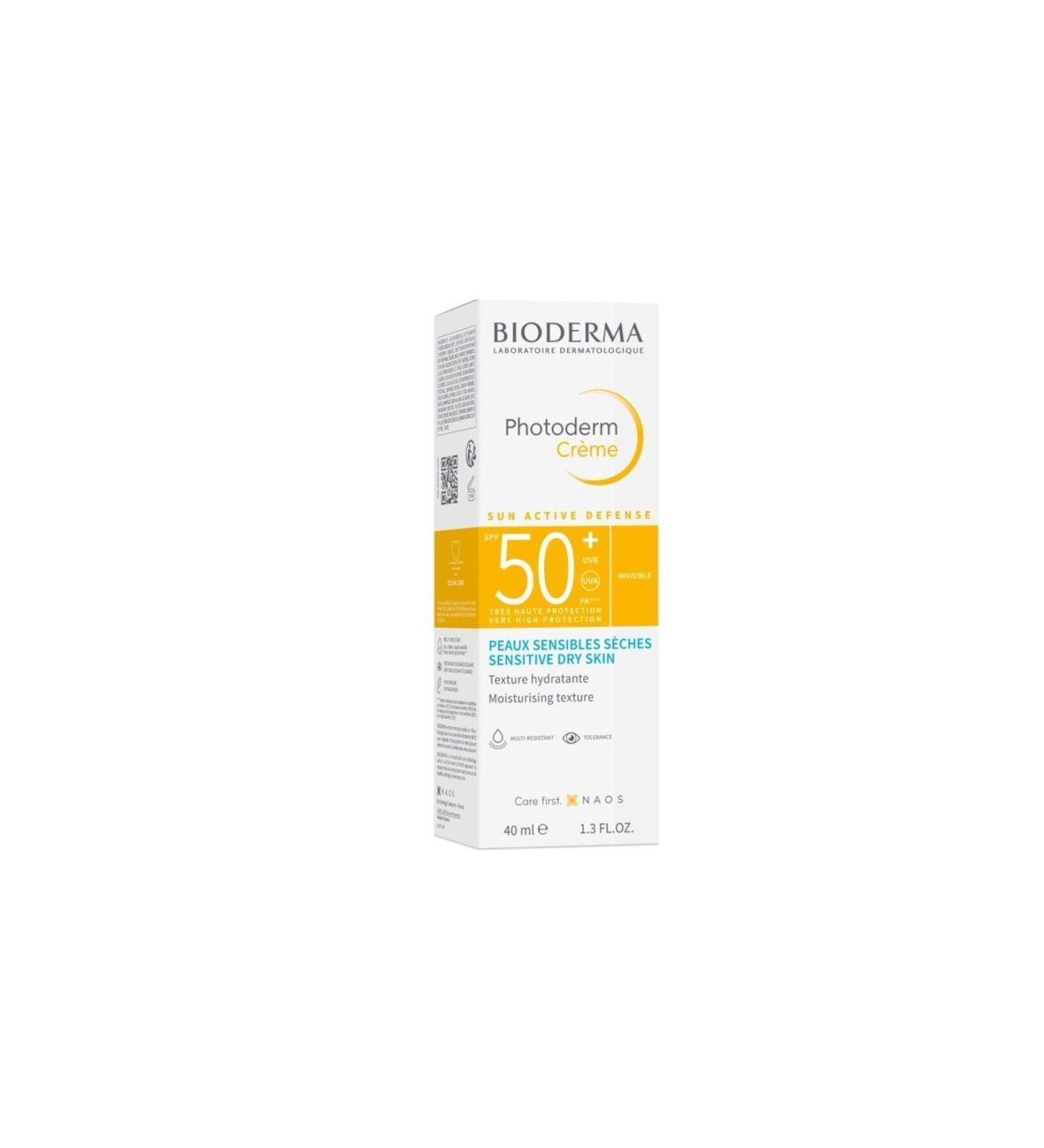 Bioderma Moisturizing Spf 50+ Sun Cream with Protection Against UVA and UVB Rays 40 ml.