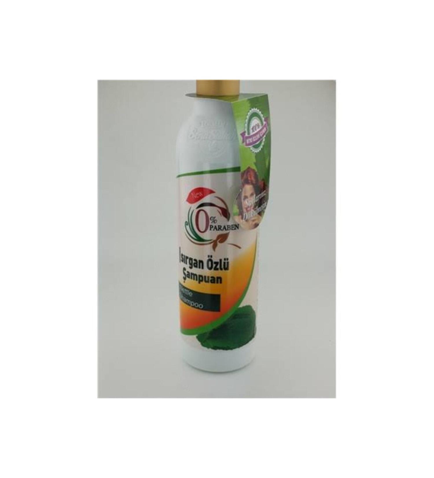 Lokman Sena Sultan Herbal Essence Nettle Essence Shampoo for Oily Hair 475 Ml
