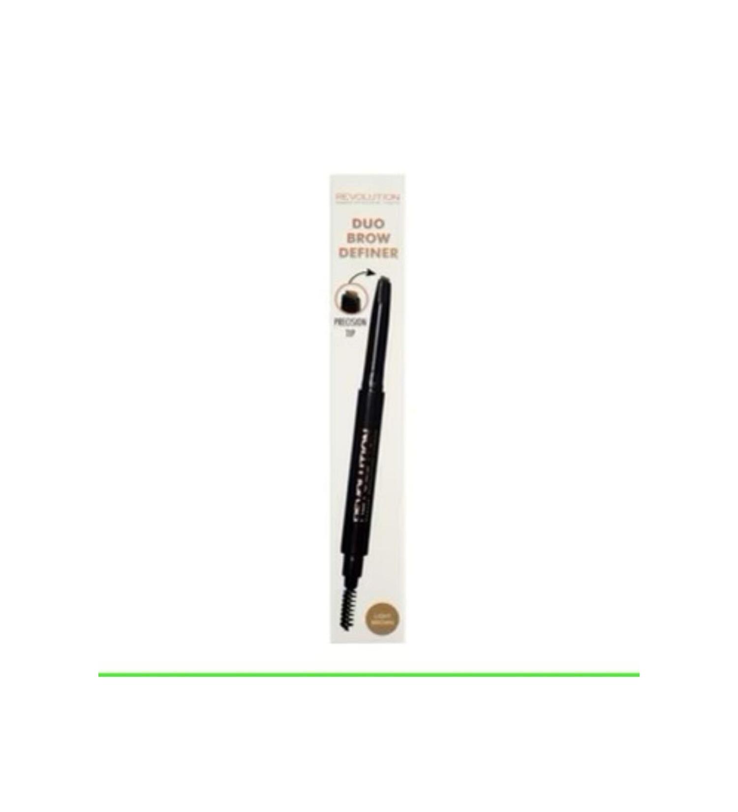 Revolution Duo Brow Pencil Light Brown