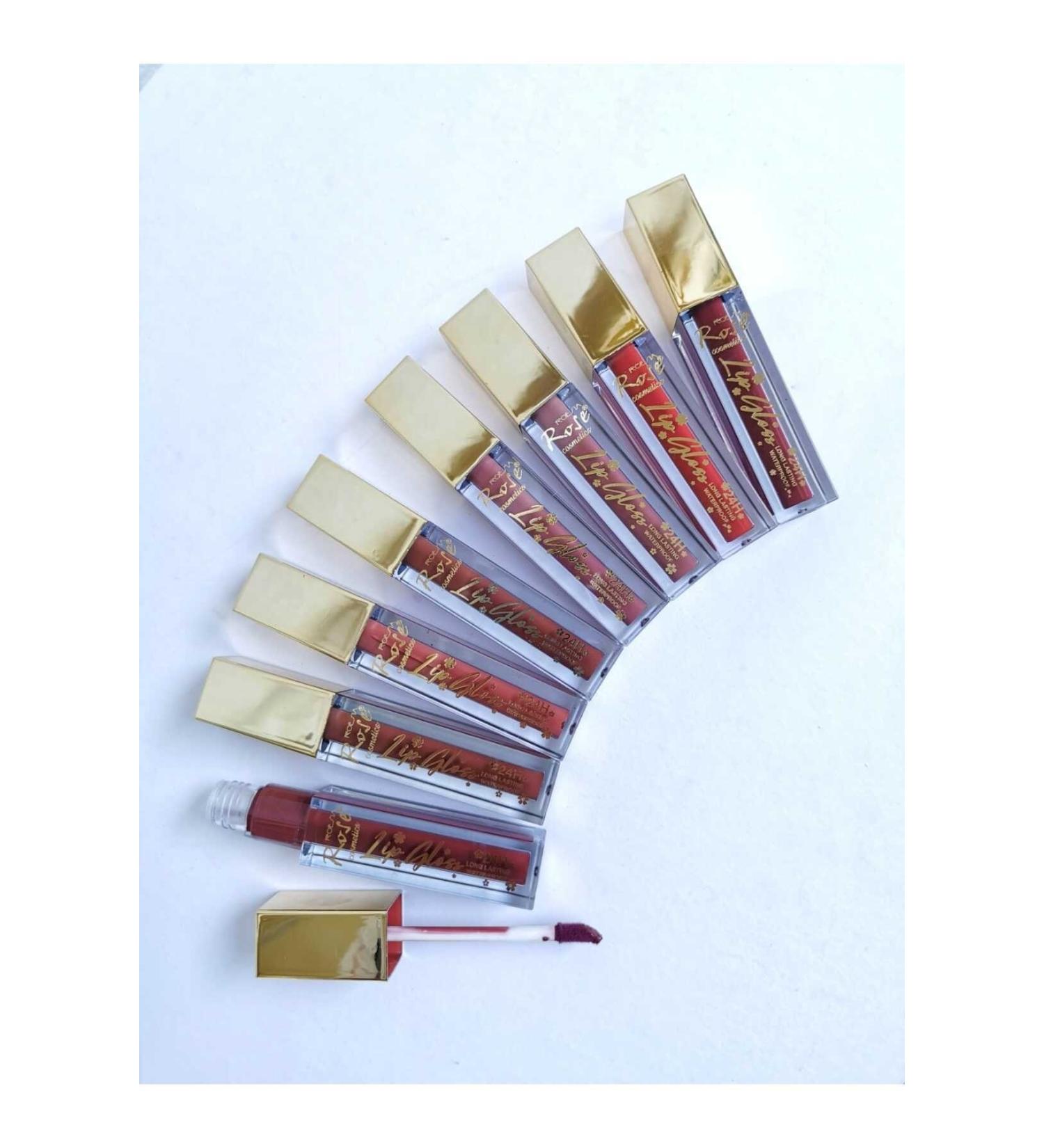 AILY COSMETICS Rose 24H Natural Matte 8-Pack Permanent Lipstick Series