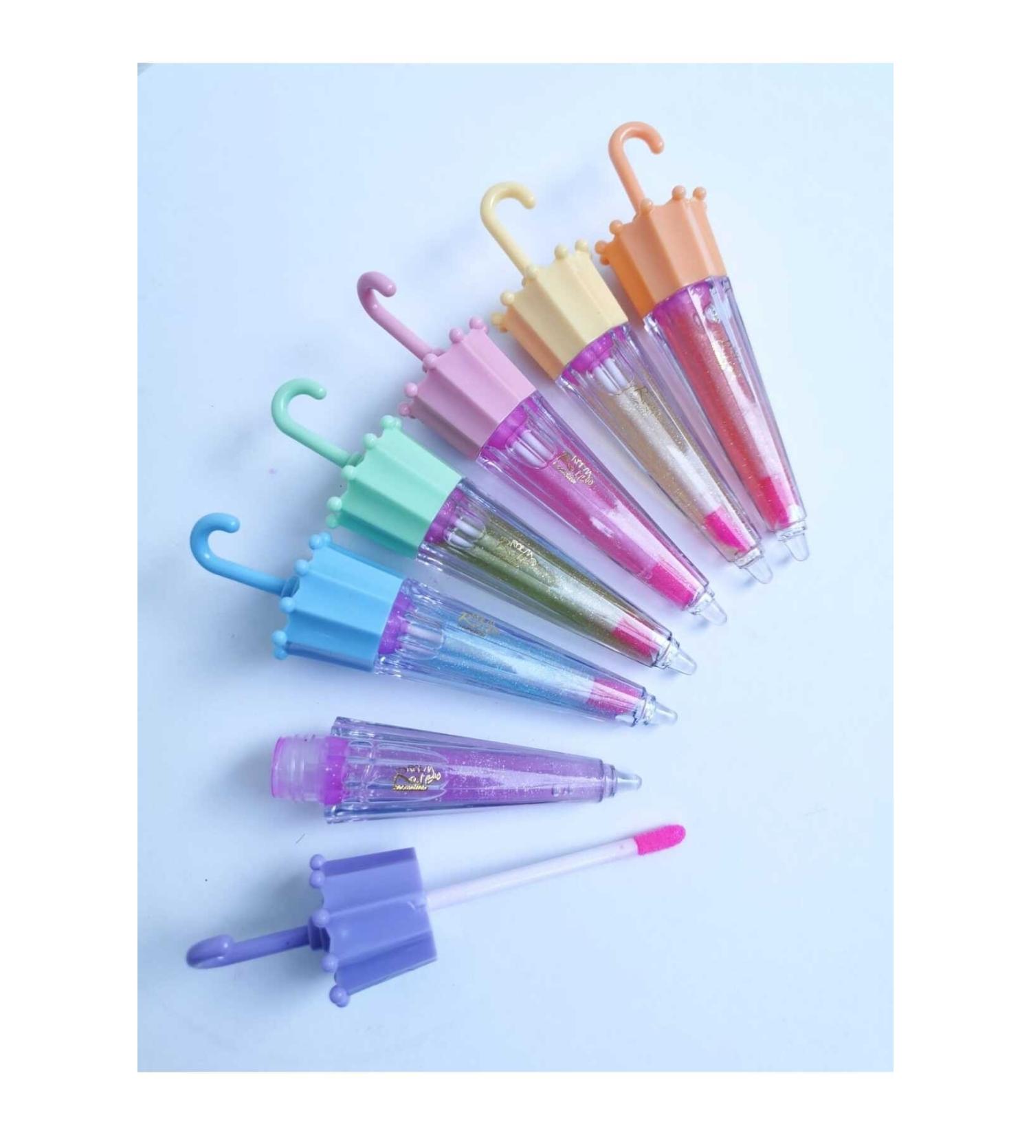 AILY COSMETICS Rose 6-Pack Umbrella Model Glitter Lip Gloss - Lip Gloss - Buy Online on GoSupps.com