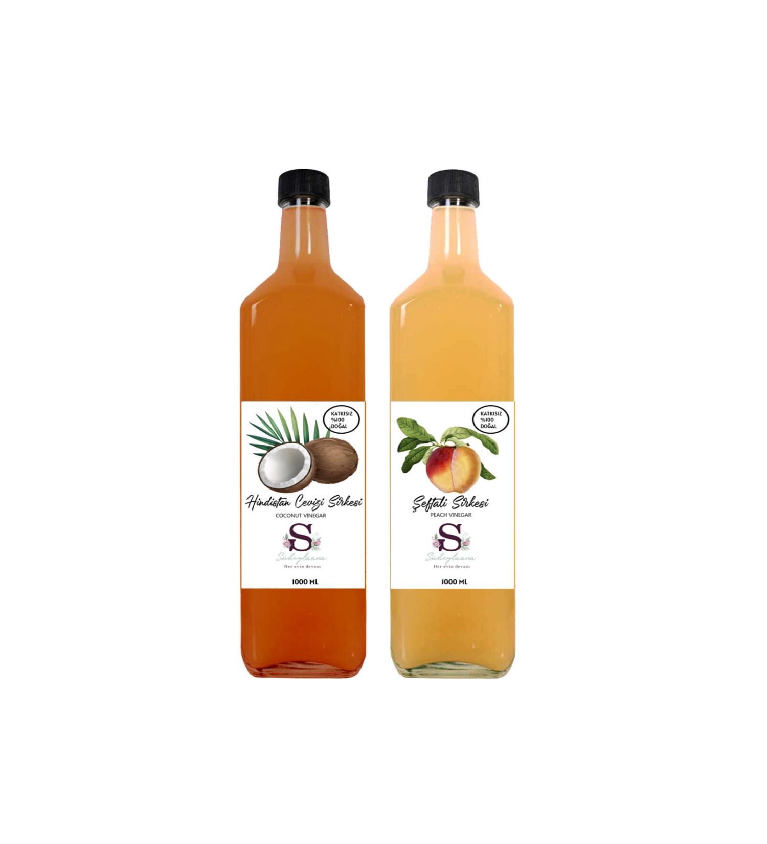 Suheylaana Natural Coconut and Peach Vinegar 1000 ml