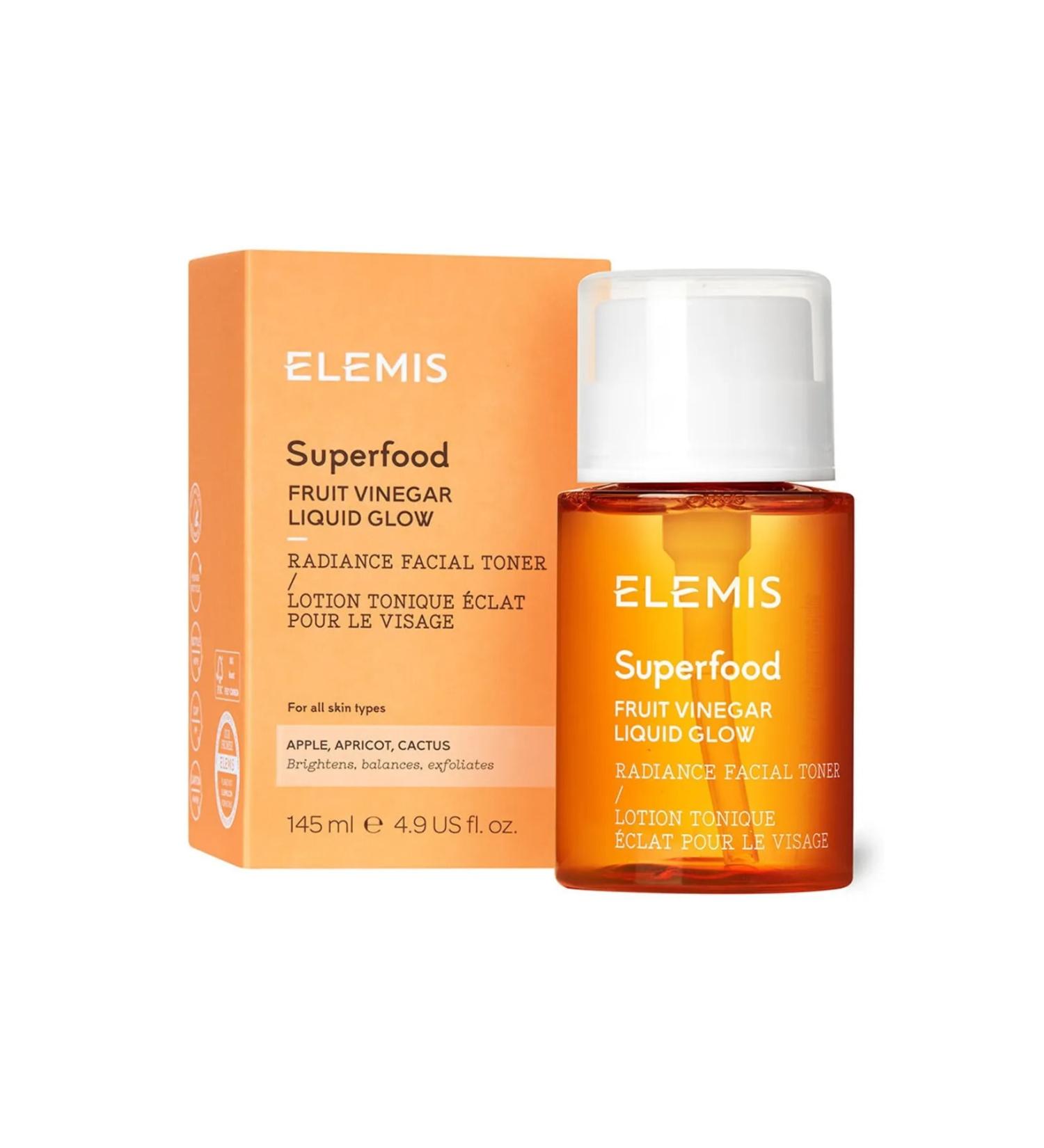 Elemis Superfood Fruit Vinegar Liquid Glow Tonic - Brightening and Shining Tonic 145 Ml