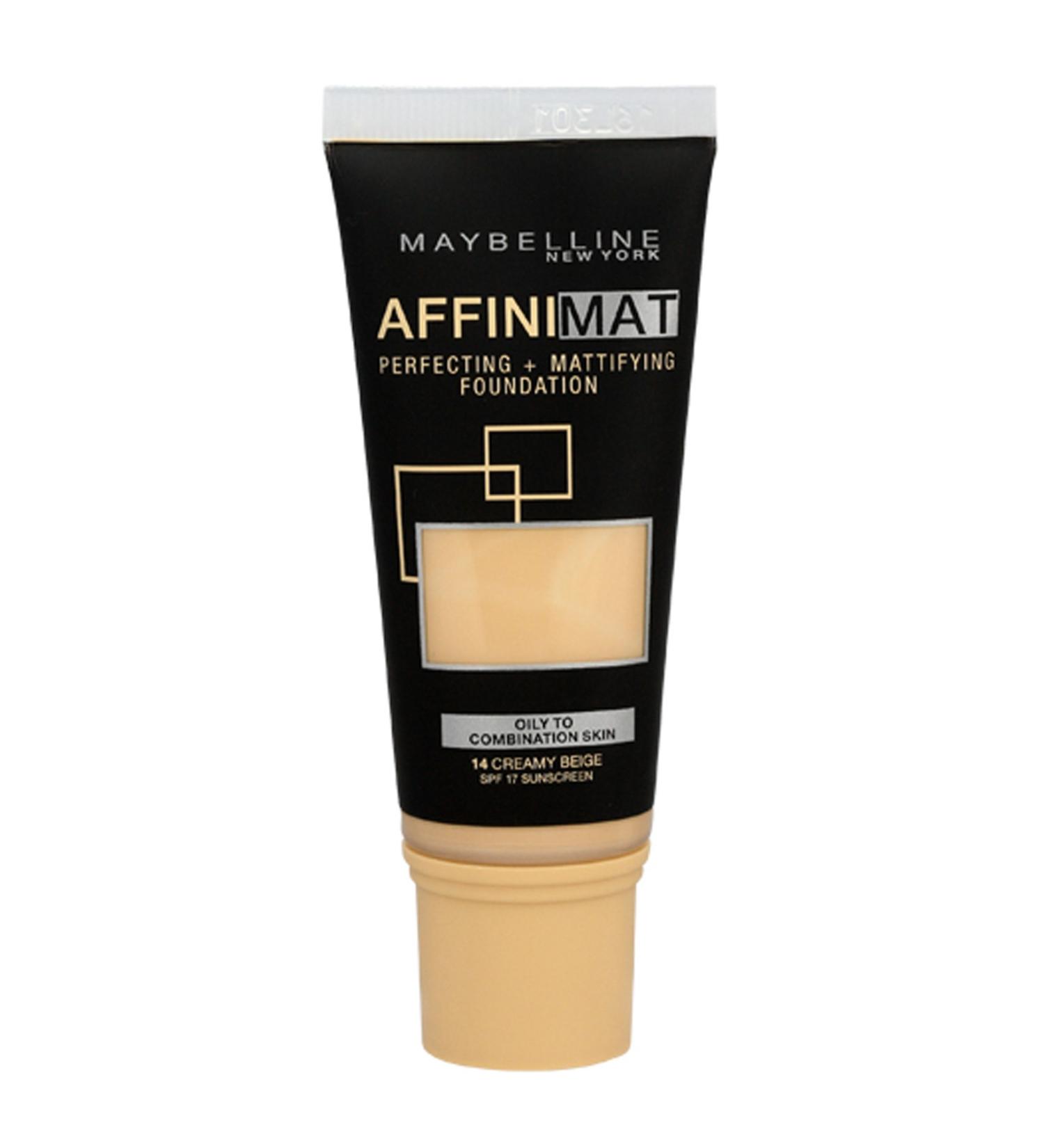 Maybelline New York Matte Foundation - Affinimat Foundation 14 Creamy Beige 3600530926602