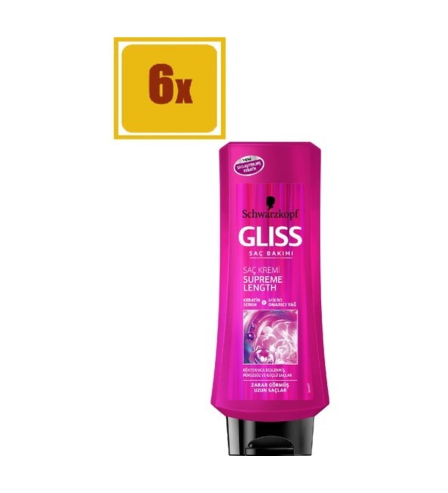 Gliss Supreme Length Conditioner 400 ml 6 Piece Set