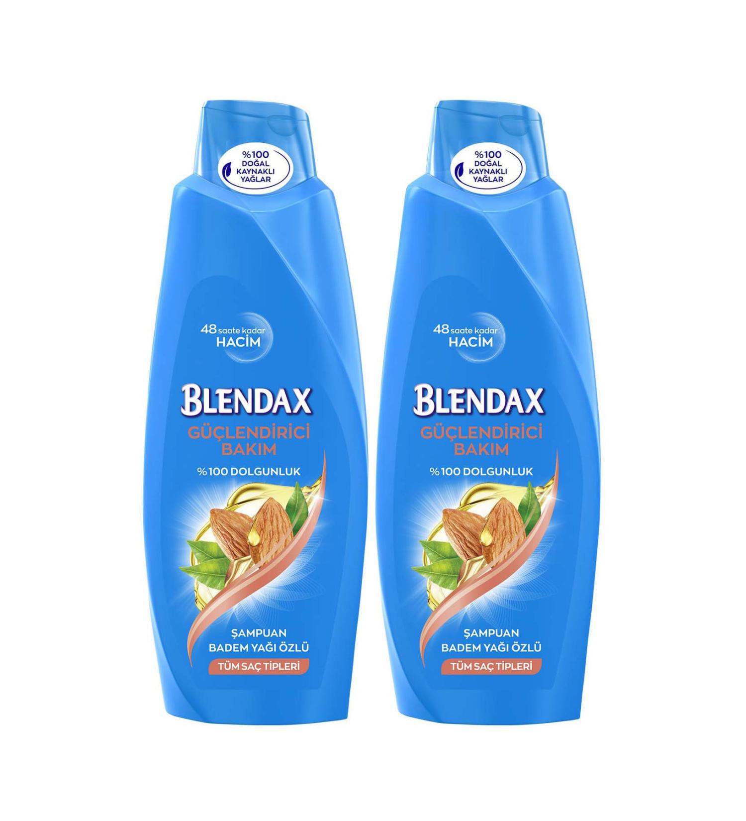 Blendax Almond Oil Essence Shampoo 550 ml X 2 Pieces