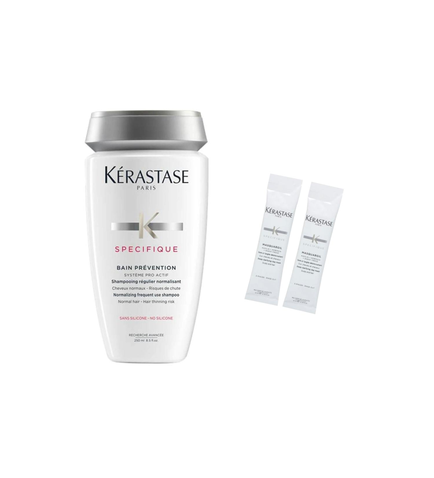 Kerastase Bain Prevention Anti-Hair Loss Shampoo 250 ml + Pre-Bath Clay Mask 2 x 10 ml