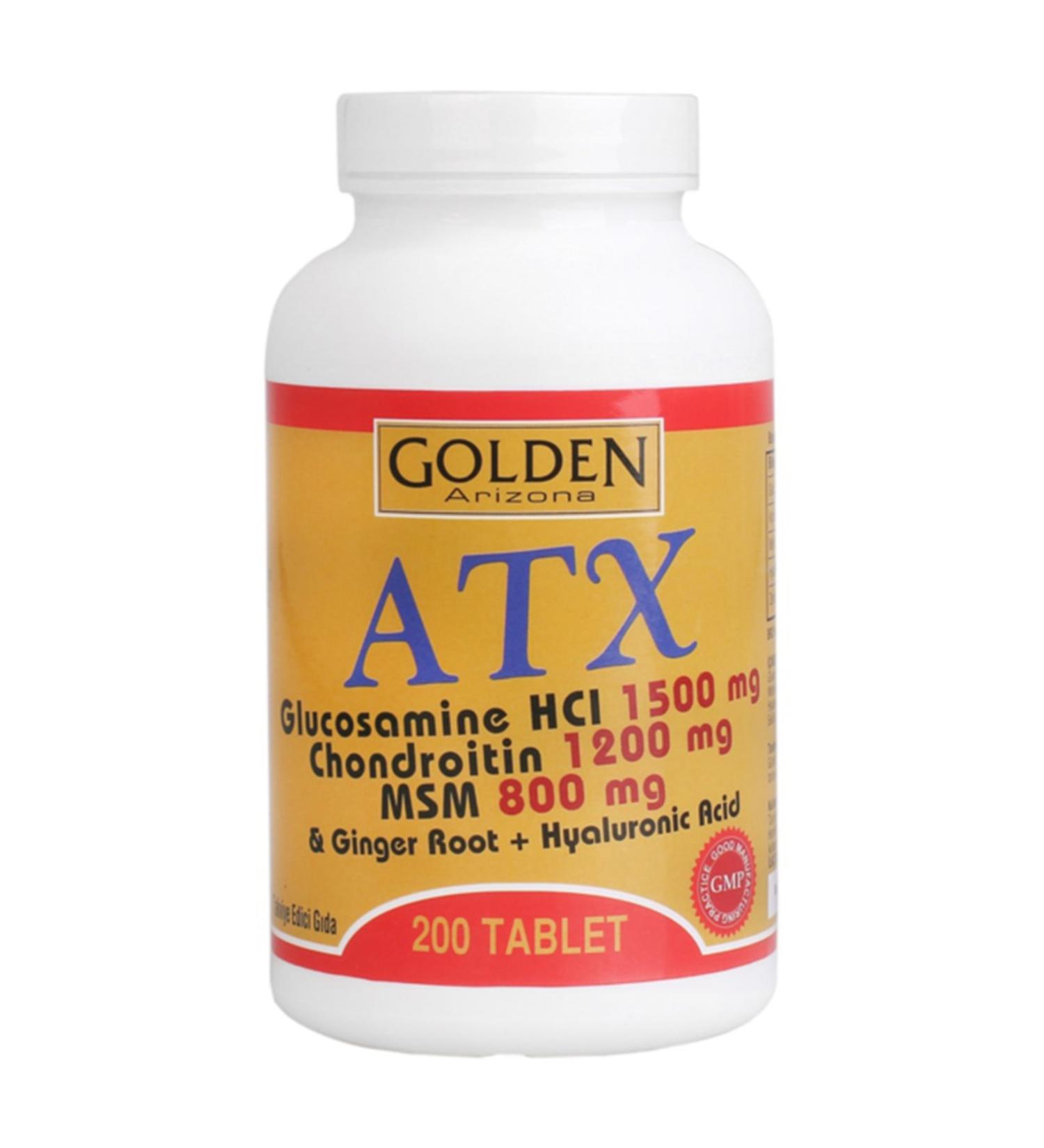 Ncs Golden Arizona Atx Glucosamine Chondroitin Msm 200 Tablets