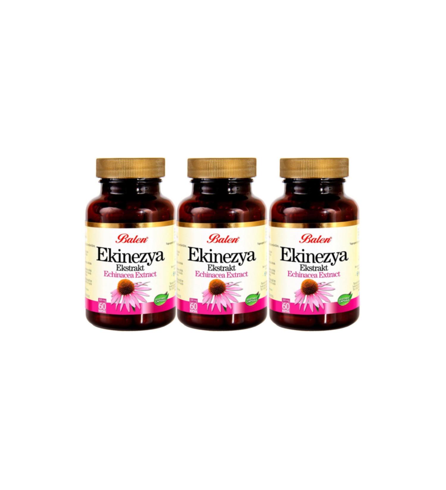 Balen Echinacea Extract Capsule 60 Capsules x 3 Pieces