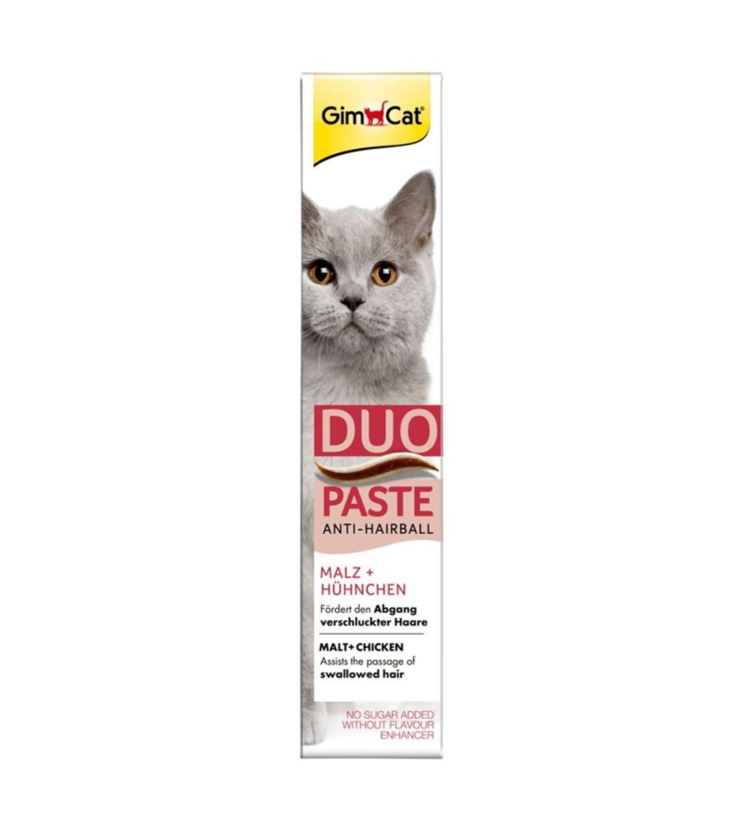 Gimcat Neo Pet Market Gimcat Anti-hairball Duo Paste Chicken Malt Cat Paste 50 Gr