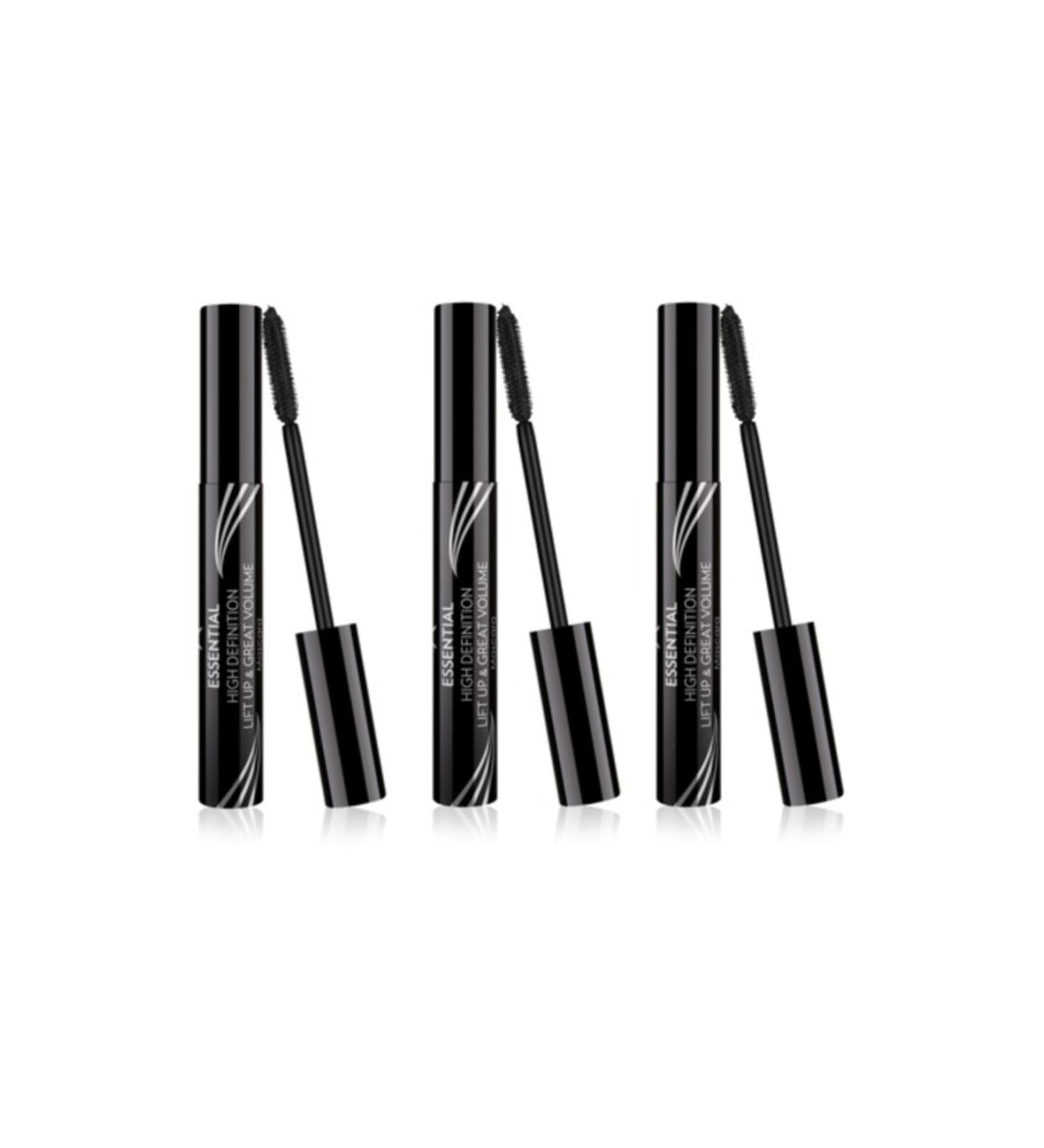 Golden Rose Volume Effect Black Mascara - Essential High Definition&liftup&great Volume Mascara X 3 Pieces