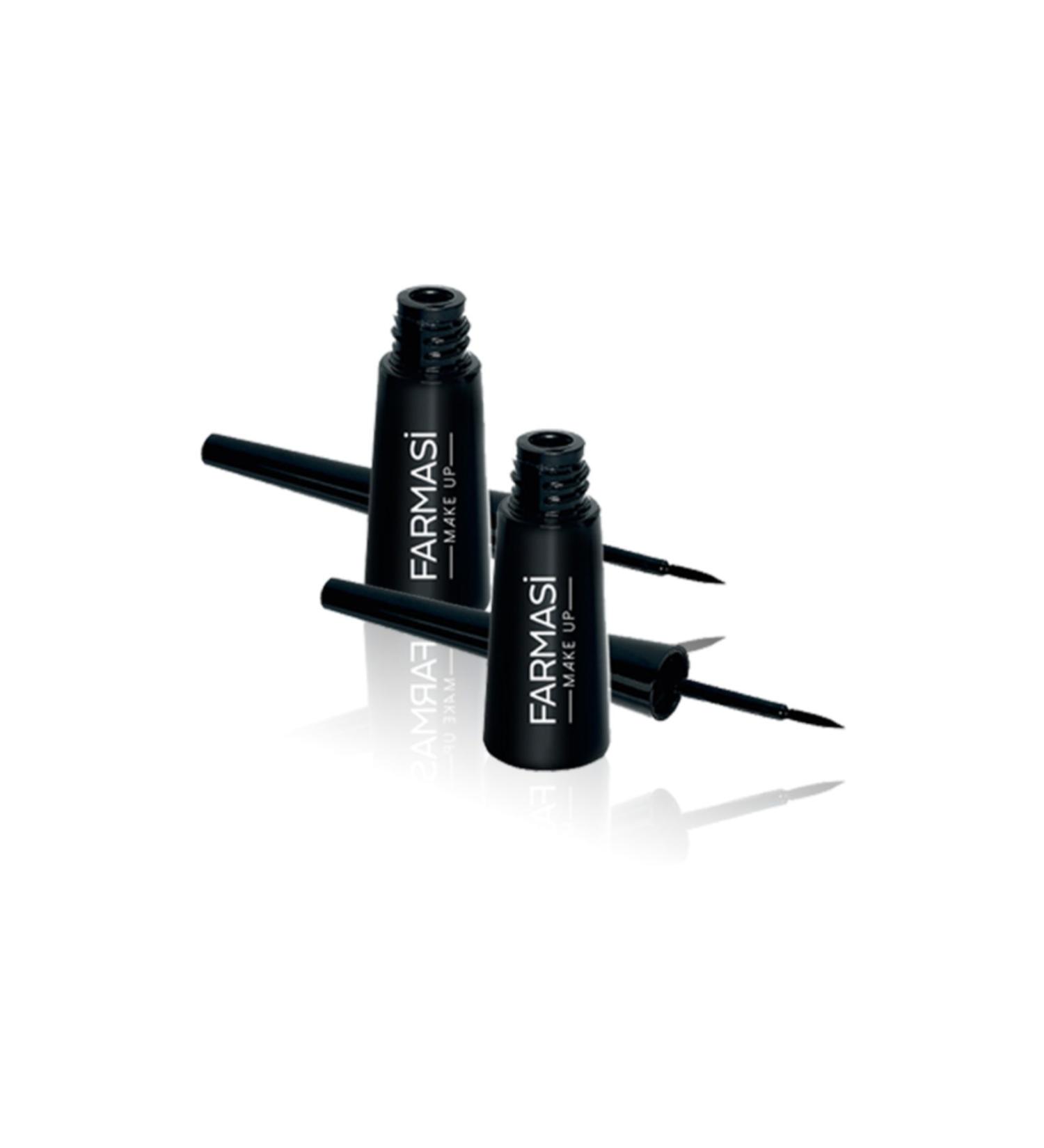 Farmasi Deep Look Thick Tip Eyeliner-4.5 gr 2 Pieces