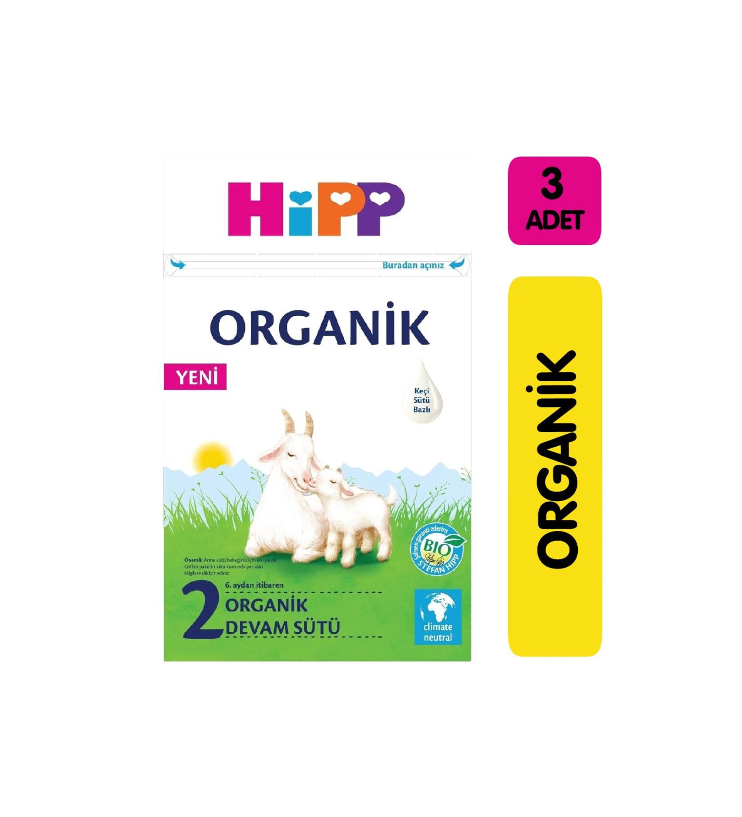 Hipp 2 Organic Goat Milk Based Follow-On Milk 400 gr 3-Pack