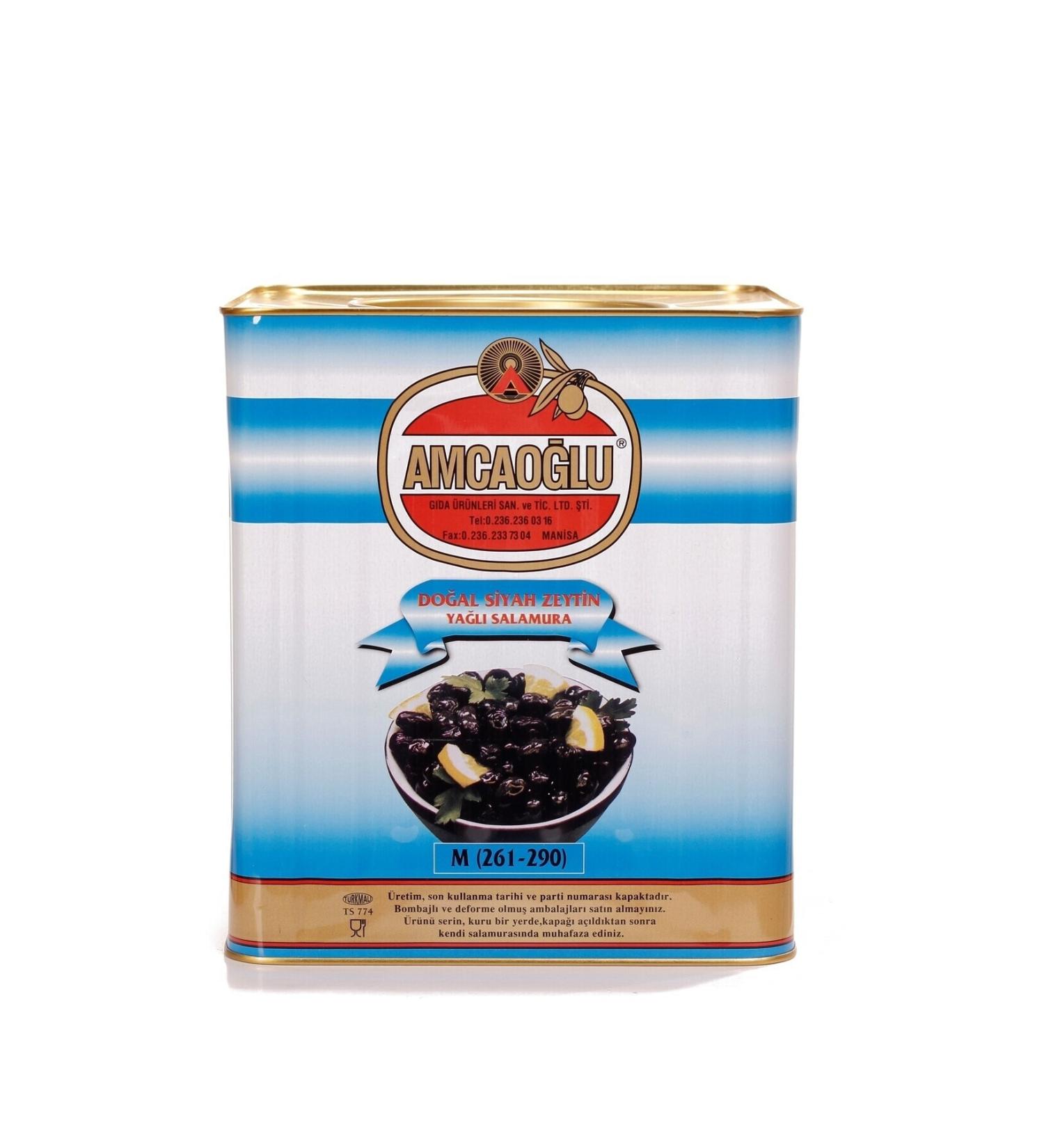 AMCAOGLU OLIVE Amcao lu 10 Kg First Quality Extra Natural Oily Black Olives