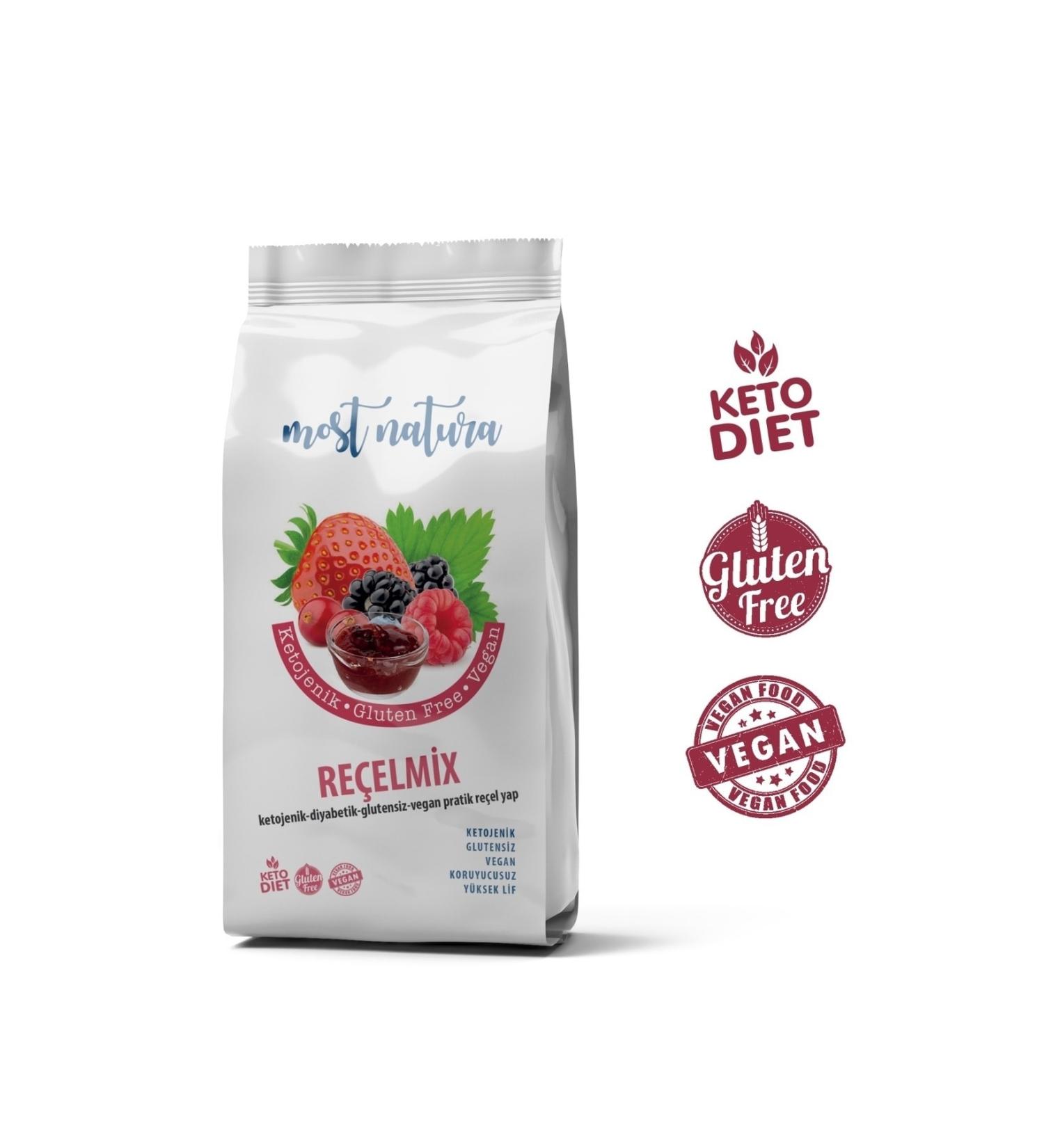 MOST NATURA Ketogenic Gluten Free Vegan Jammix 160gr - Buy Online on GoSupps.com