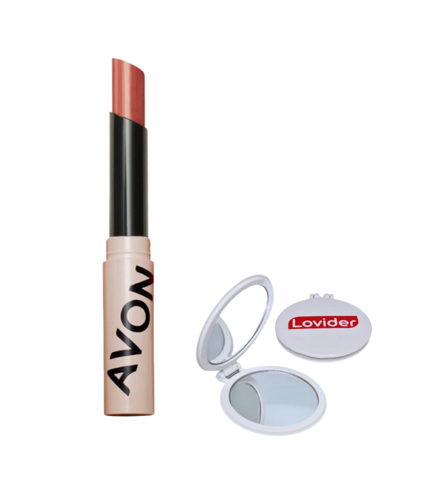 Avon Tinted Lip Balm Tinted Lip Balm Nude Lovider Pocket Mirror - Buy Online on GoSupps.com