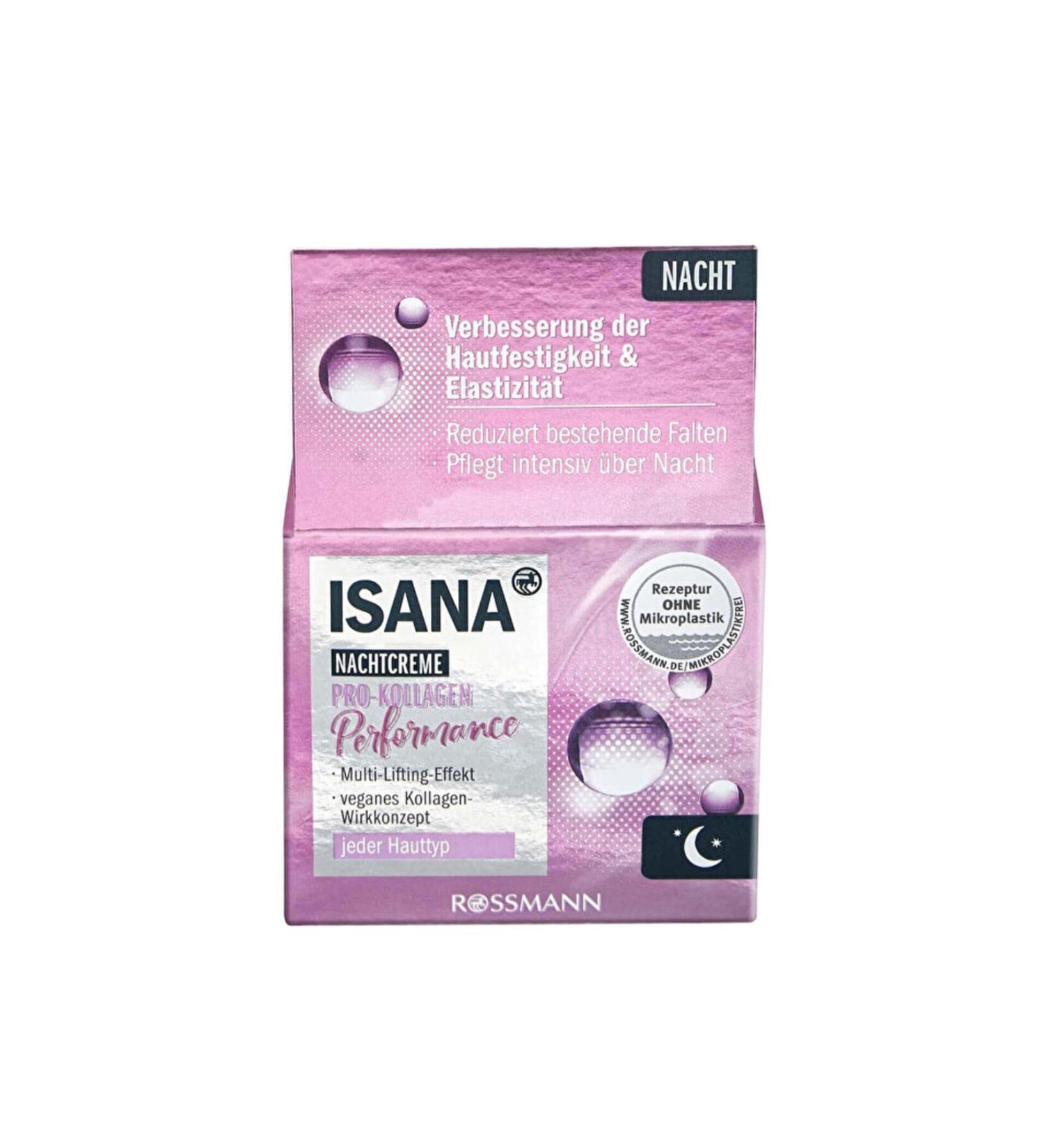 ISANA Procollagen Performance Night Cream - - 50 ml