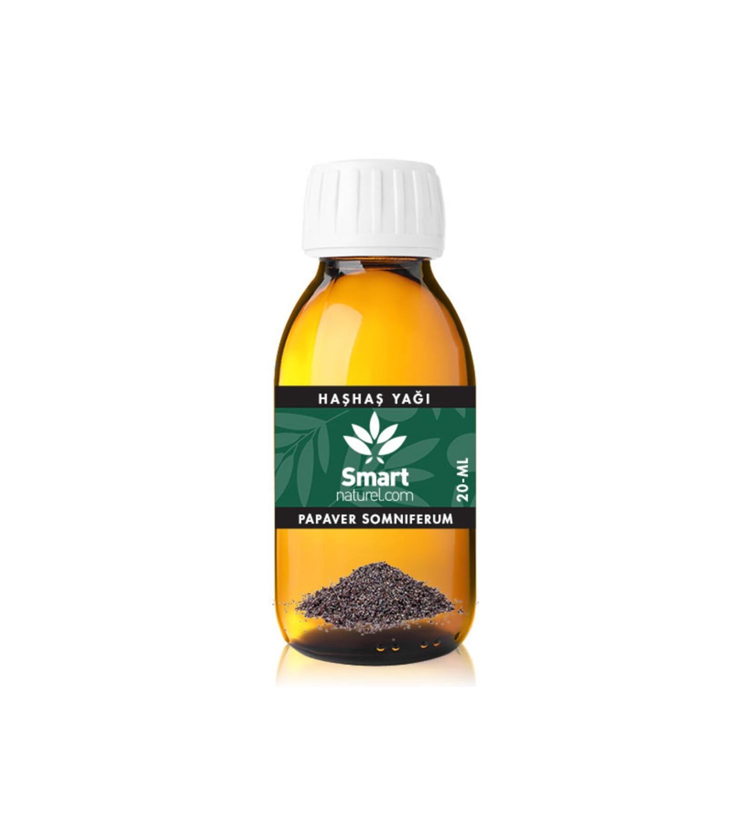 Smart Naturel Poppy Oil (Cold Pressed) - 20 ml | Papaver Somniferum | Poppy Oil