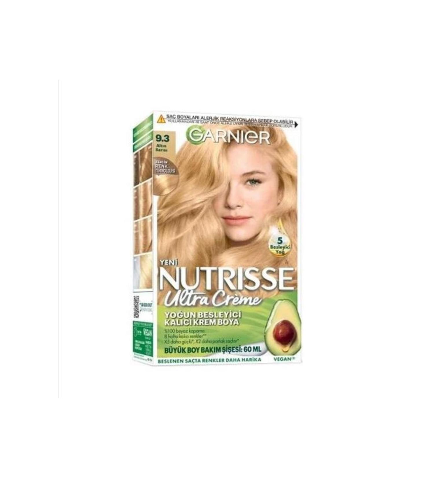 Garnier Nutrisse Ultra Creme Hair Dye 9.3 Golden Blonde