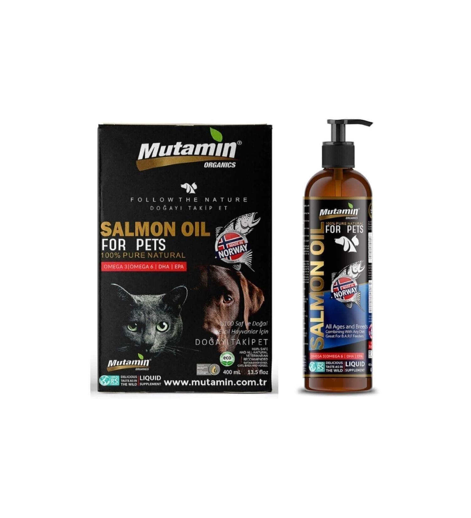 Mutamin Organics Mutamin Organics Norwegian Salmon Fish Oil for Cats and Dogs 400 Ml