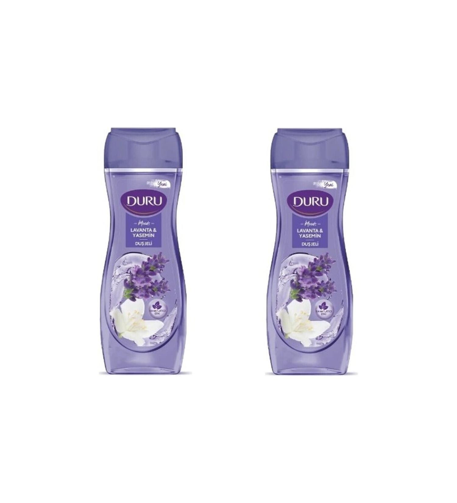 Duru MOODS SHOWER GEL LAVENDER & JASMINE 450 ML (2 PIECES)