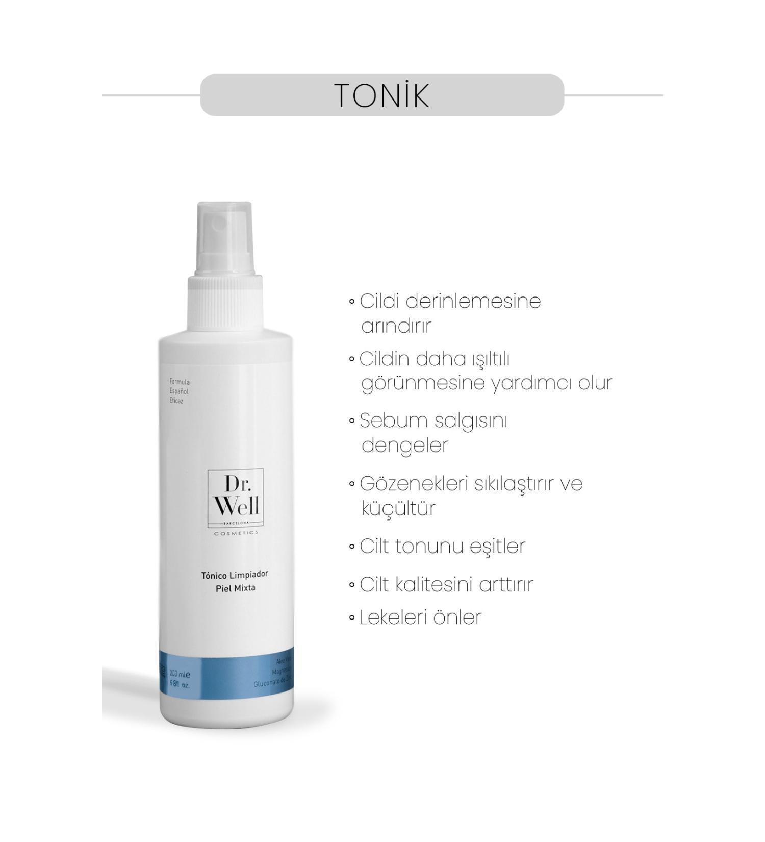 Dr.Well BARCELONA Aesthetics & Beauty Anti-Stain Pore Tightener Purifying Tonic 200 ml