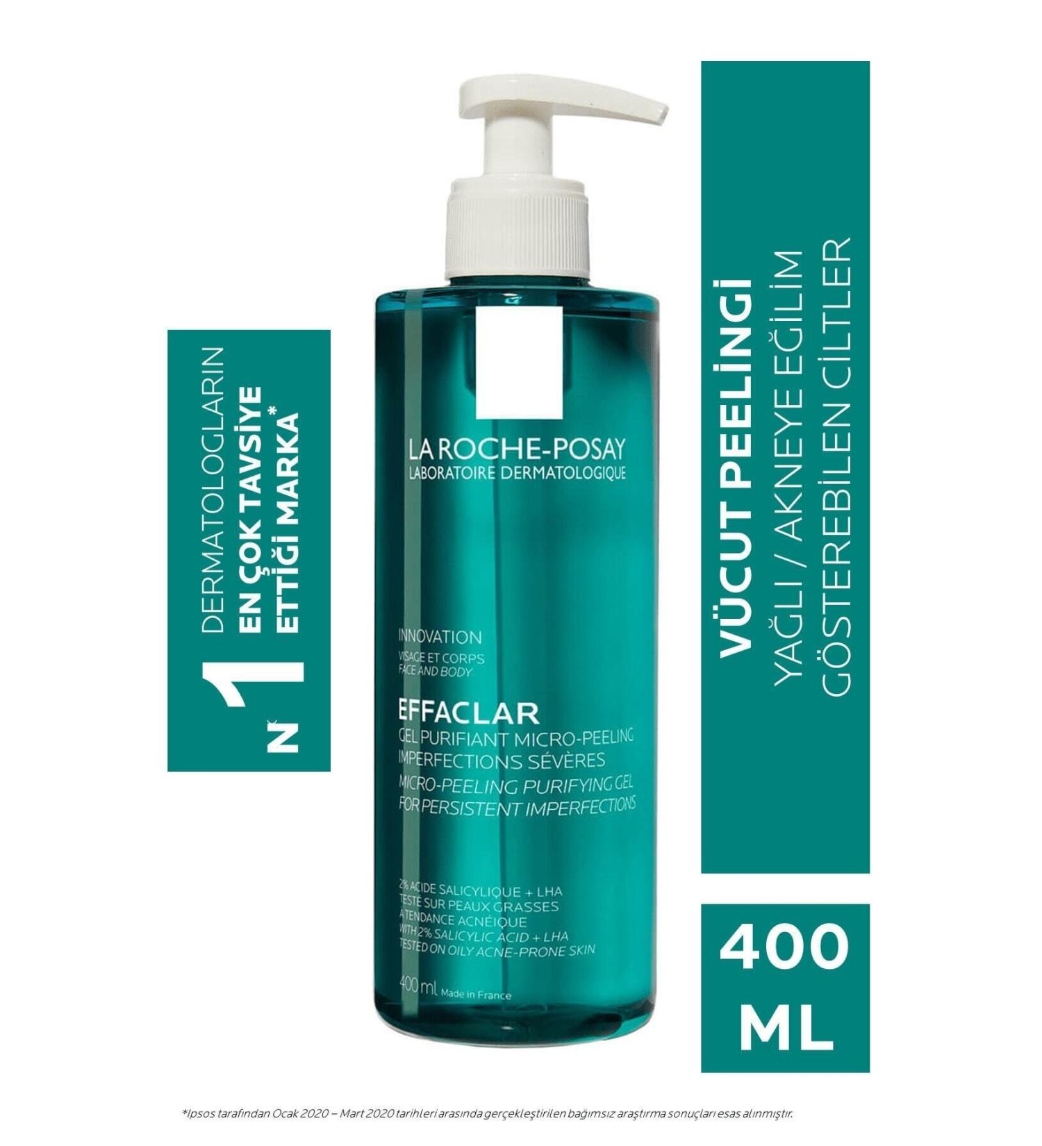 La Roche Posay Acne Prone Skin Purifying Gel 400/ML-GK HAIR CENTER-- - Buy Online on GoSupps.com