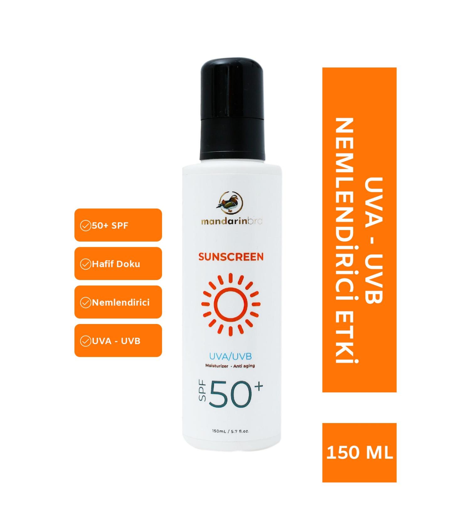 Mandarinbird Spf 50+ Face Sunscreen 150 Ml - Buy Online on GoSupps.com
