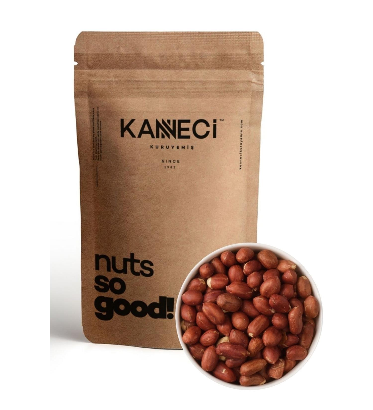 KANNEC Roasted Unsalted Peanuts 500 Gr
