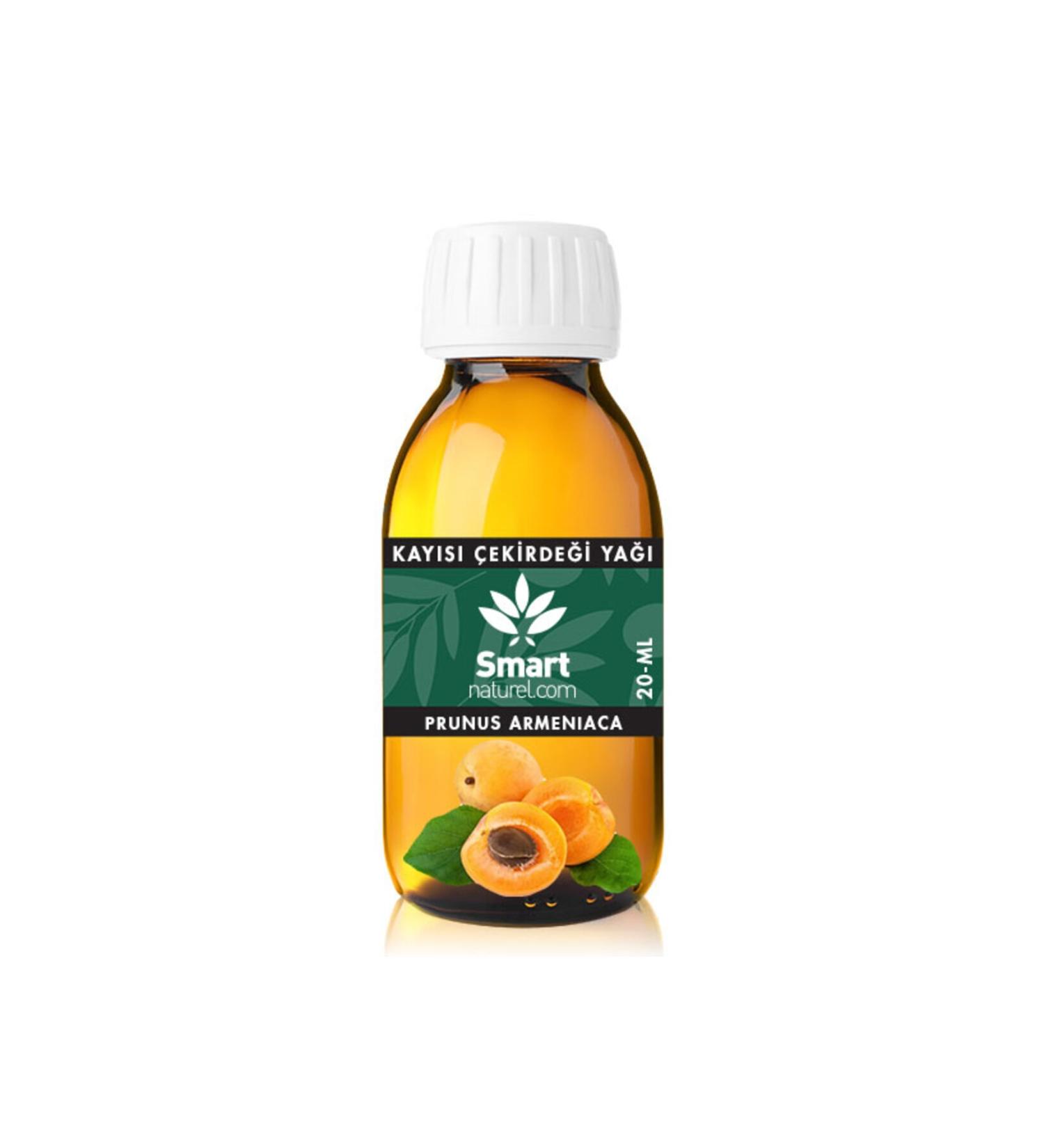 Smart Naturel Apricot Kernel Oil (Cold Pressed) - 20 ml | Prunus Armeniaca | Apricot Seed Oil