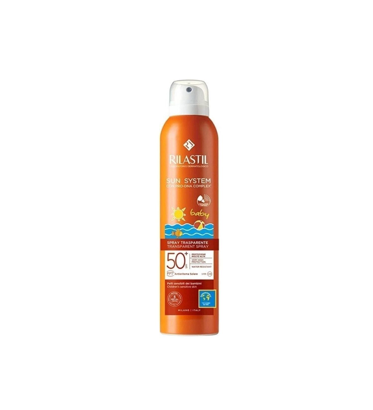 Rilastil Spf 50+ Waterproof Baby Sun Spray 200ml. .Rilastil_