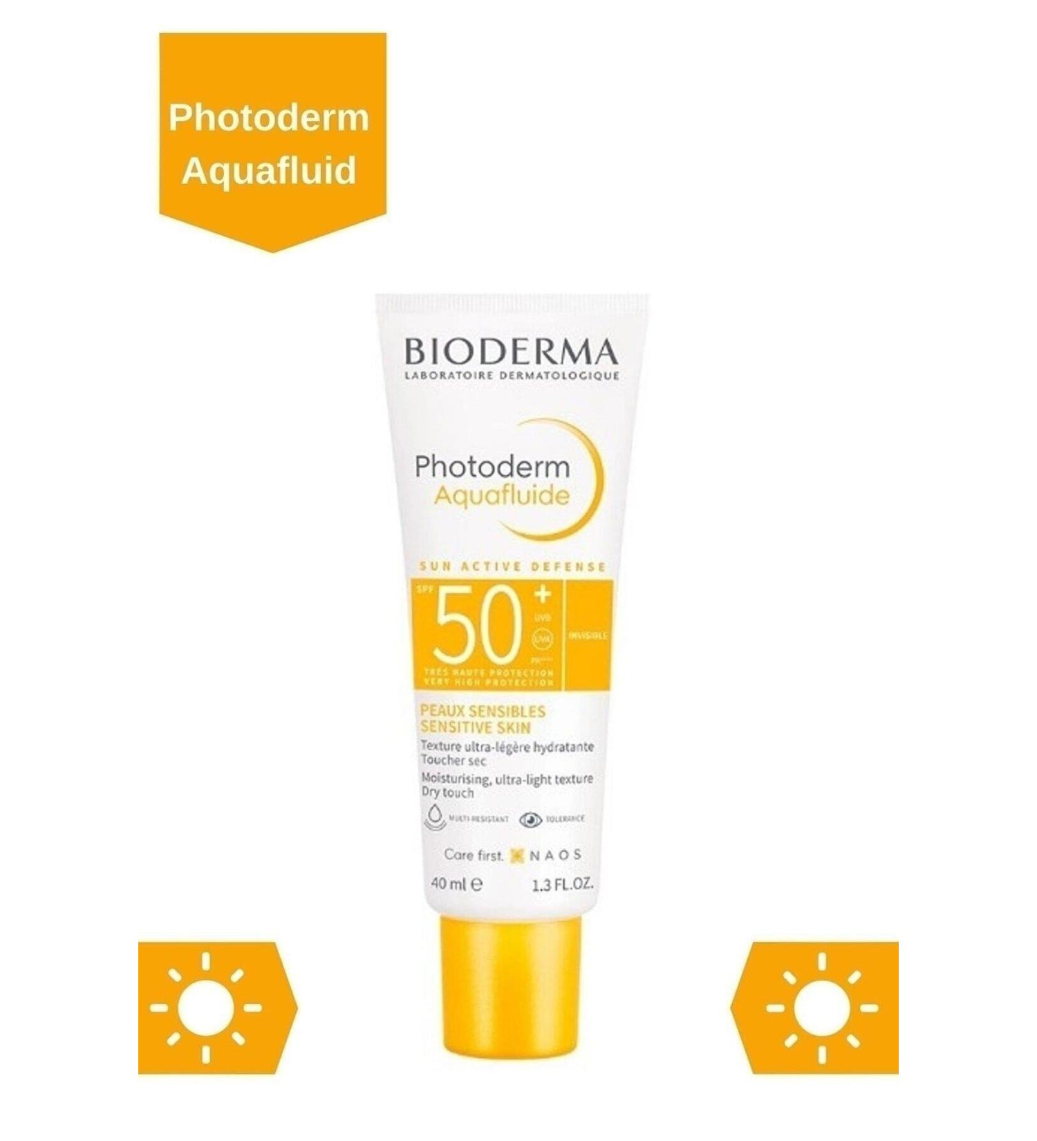 Bioderma Oily Skin Special Photoderm Max Aquafluid Spf 50 Anti-Shine Sunscreen 40 Ml.