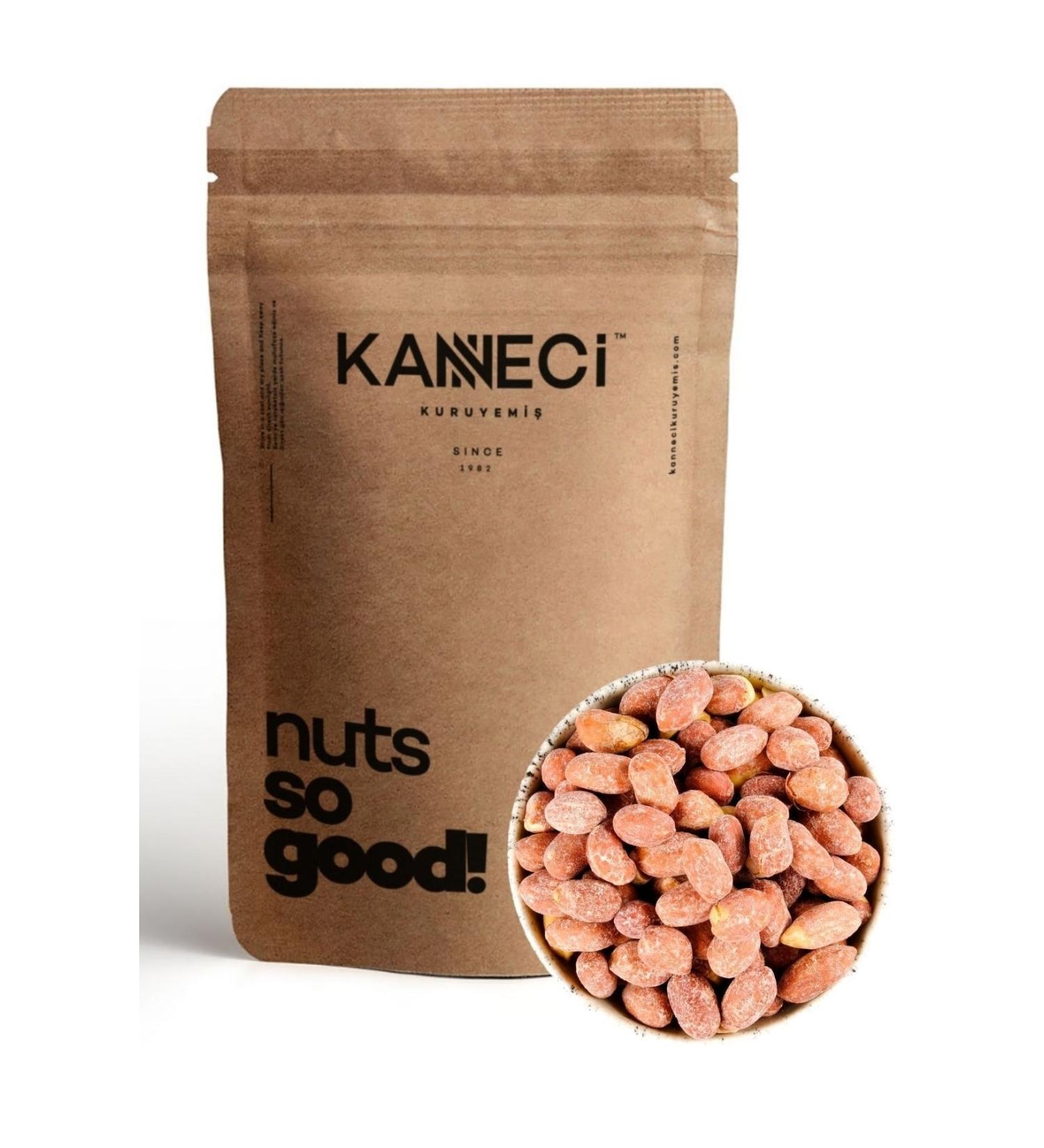 KANNEC NUTRIENTS Slightly Salted Roasted Peanuts 0.5 Kg