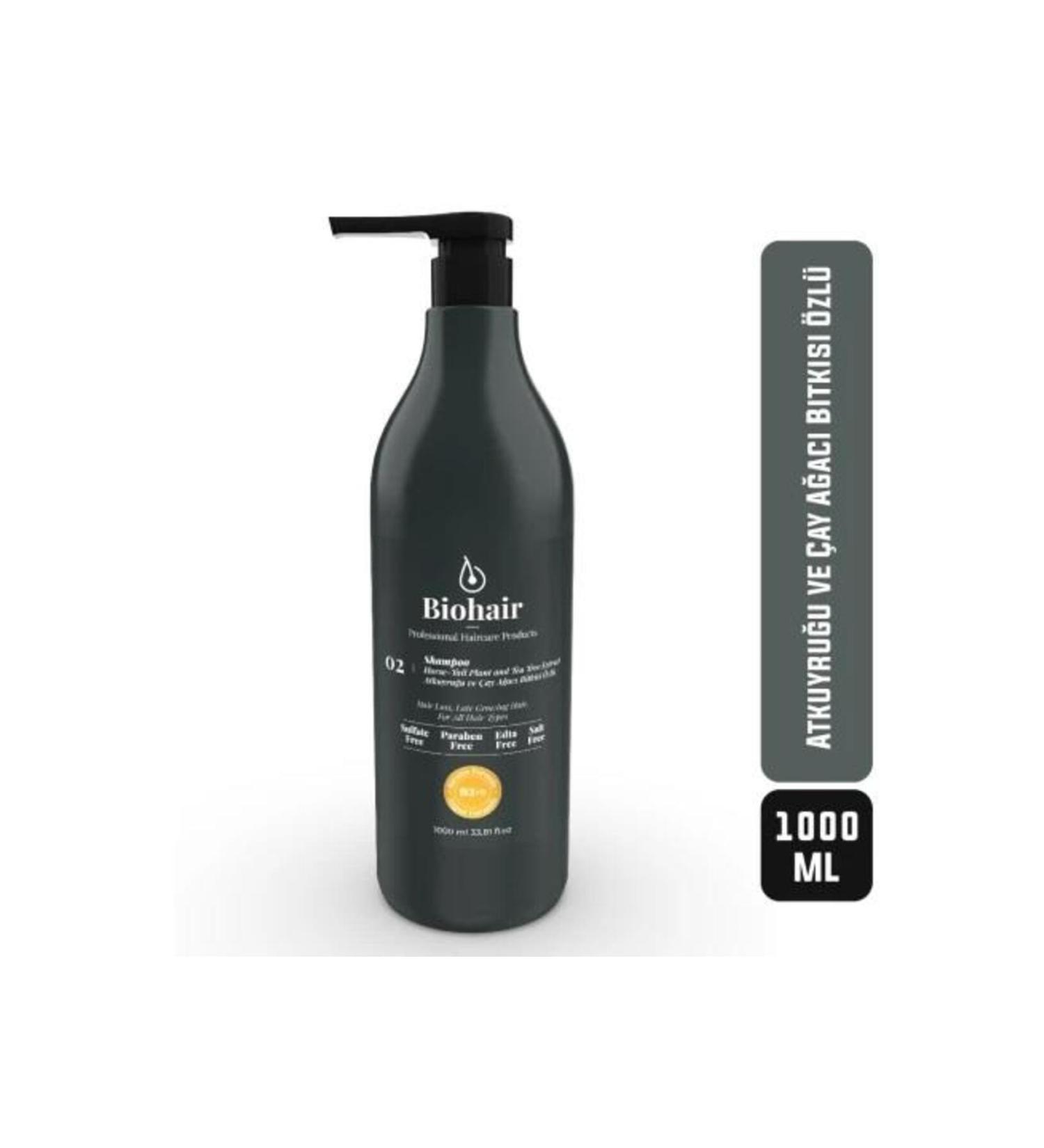 Biohair Horsetail and Tea Tree Aphid Extract Shampoo. 1000 ml