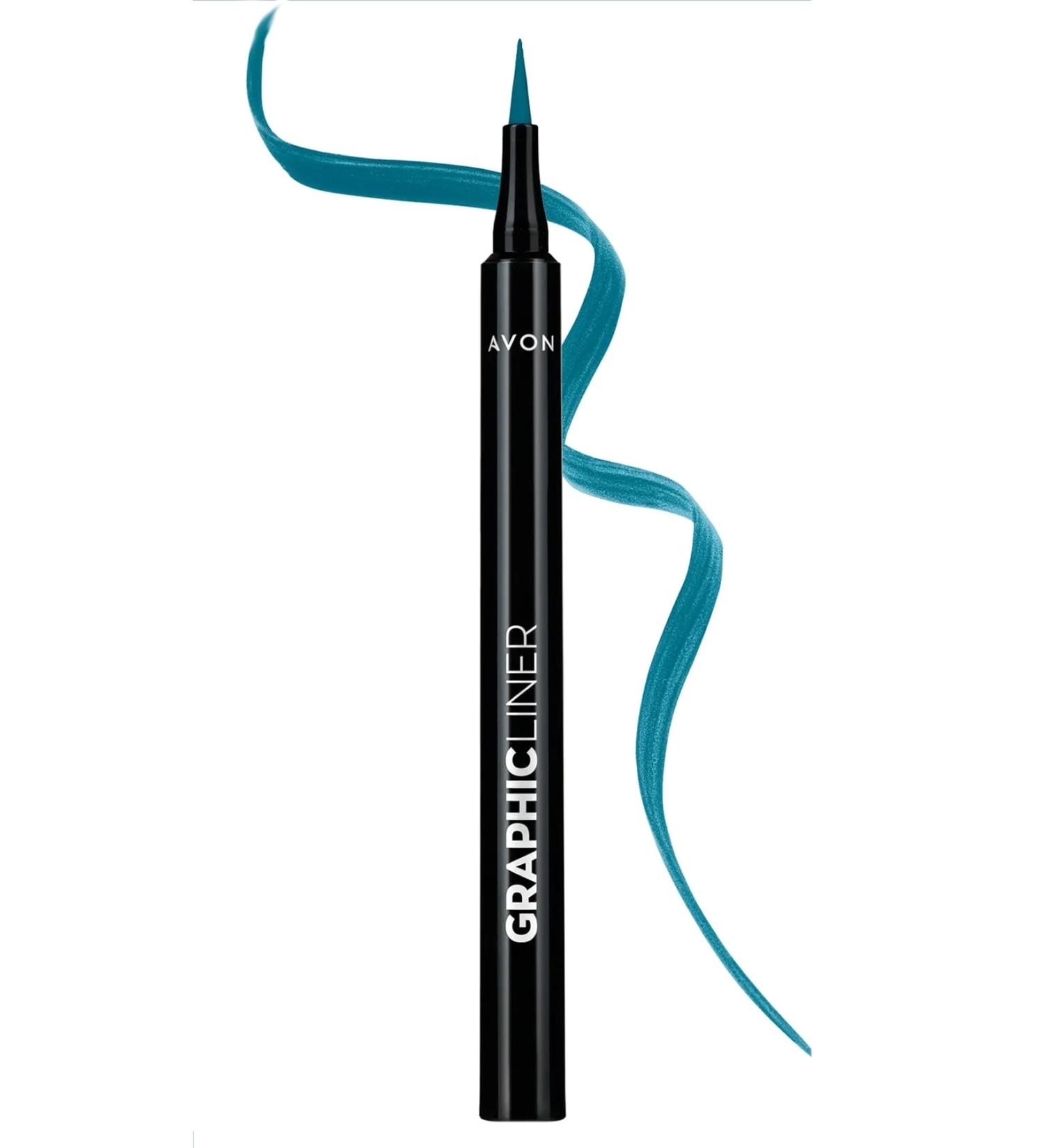 Avon Graphic Liner Sharp Tip Liquid Eyeliner Blue Waves - Buy Online on GoSupps.com