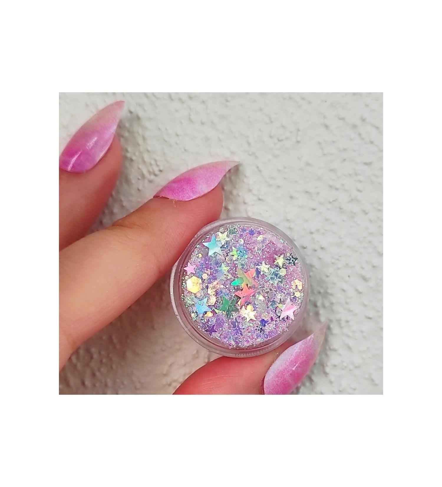 hbtasarim Pink Self-Adhesive Makeup Glitter-pink Galaxy - Buy Online on GoSupps.com