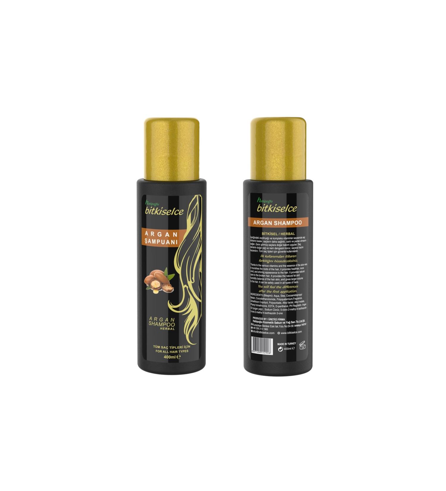 Herbal Pure Argan Oil Natural Shampoo For Shiny and Strong Hair