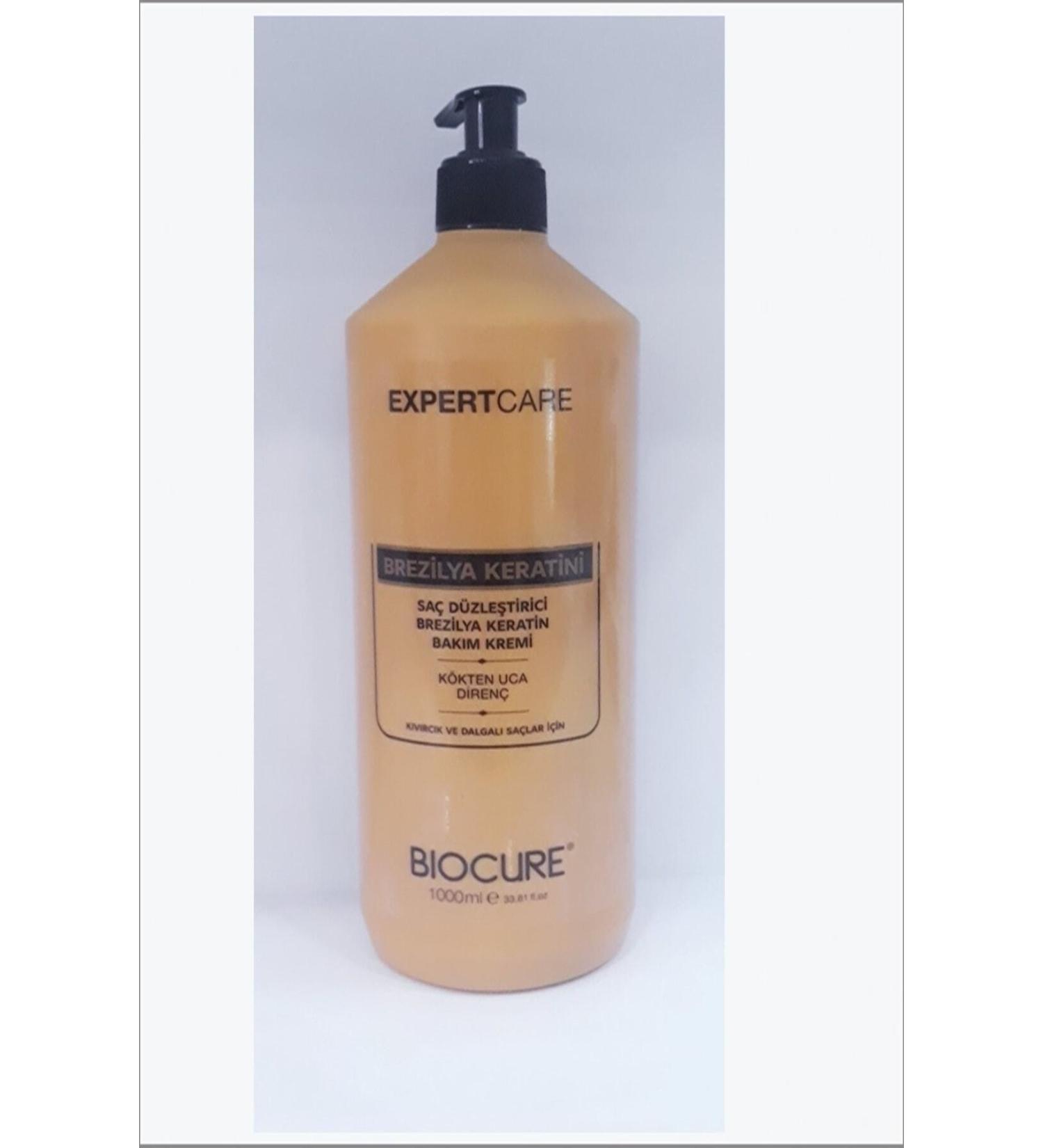 Biocure Expert Hair Straightener Brazilian Keratin Care 1000 Ml