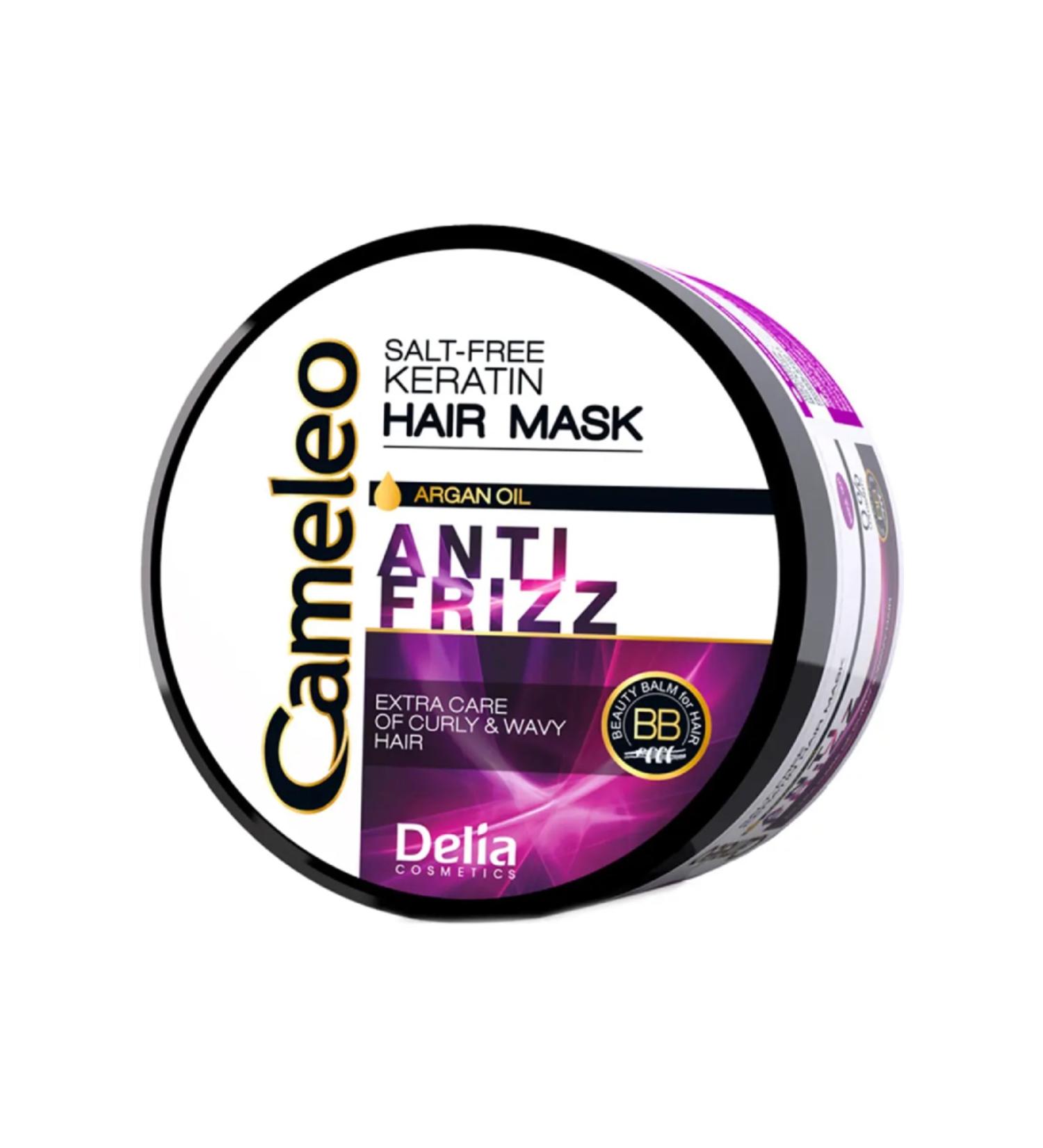 Delia Keratin Hair Mask Curly And Frizzy Hair 200 Ml.