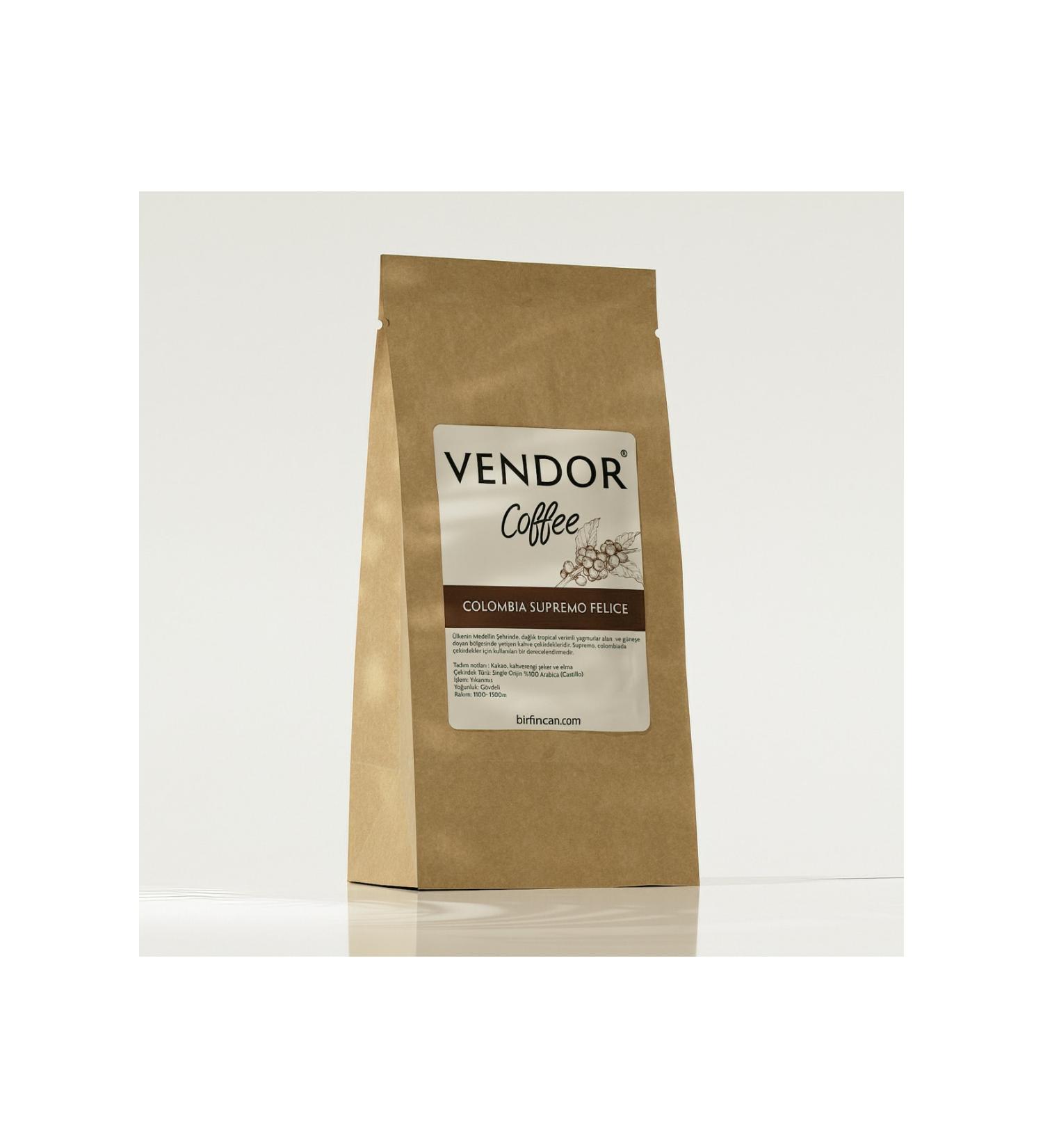 Vendor Colombia Supremo Felice 1000 gr - Metal Filter